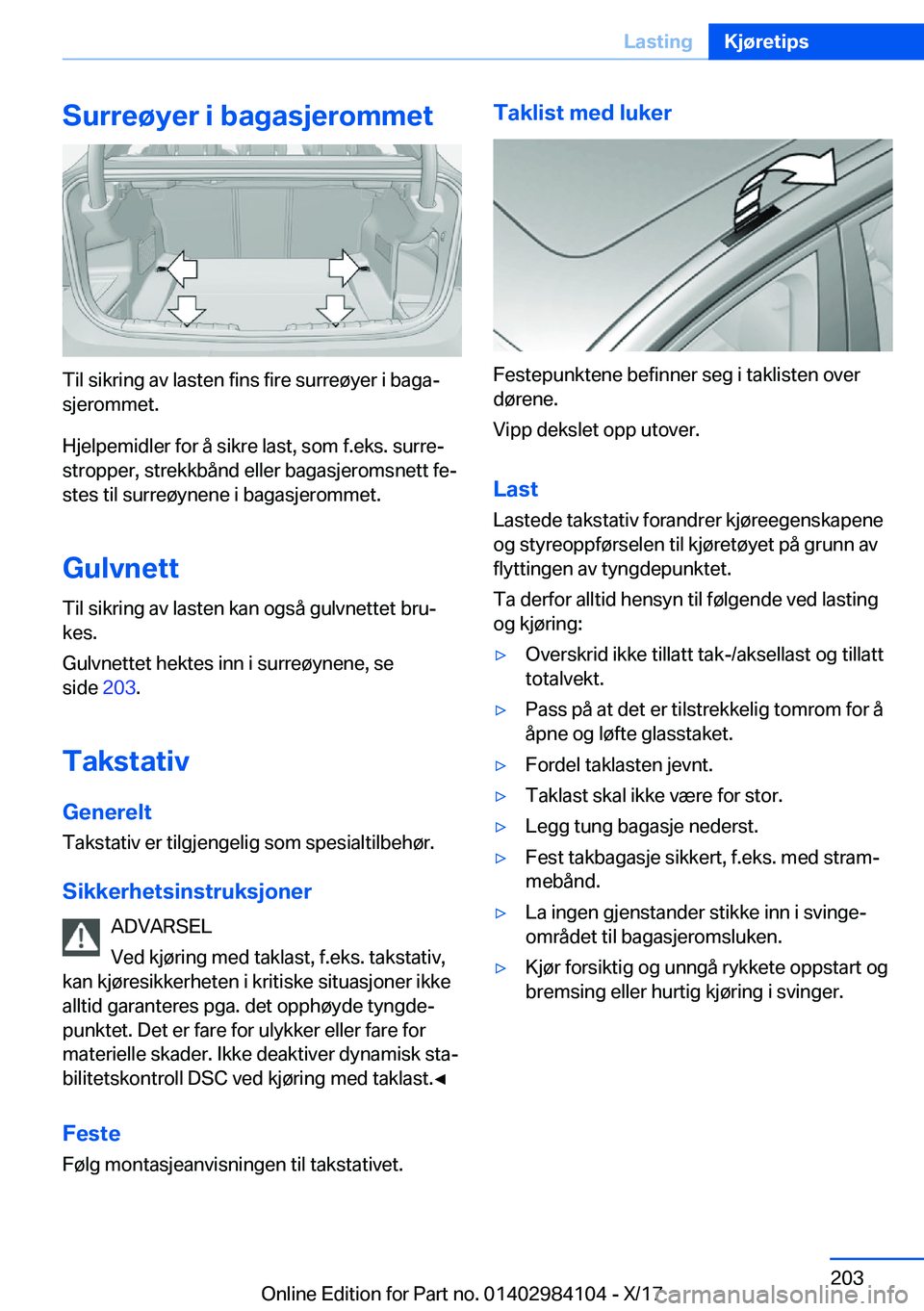 BMW 3 SERIES 2018  InstruksjonsbØker (in Norwegian) �S�u�r�r�e�