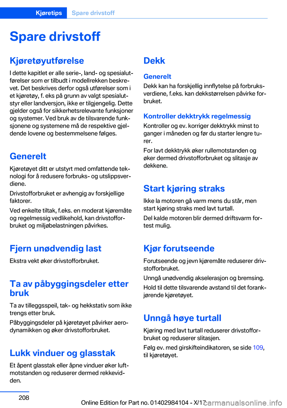 BMW 3 SERIES 2018  InstruksjonsbØker (in Norwegian) �S�p�a�r�e��d�r�i�v�s�t�o�f�f�K�j�