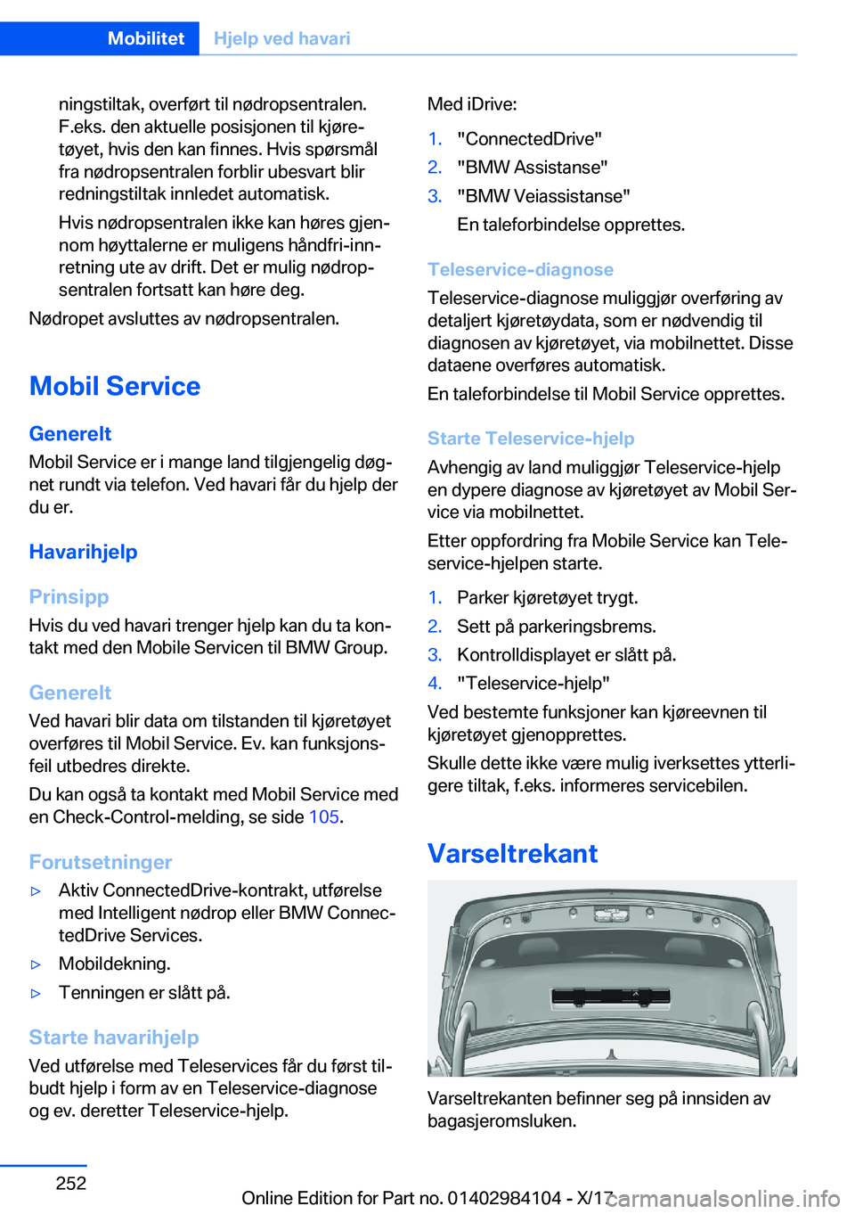 BMW 3 SERIES 2018  InstruksjonsbØker (in Norwegian) �n�i�n�g�s�t�i�l�t�a�k�,� �o�v�e�r�f�