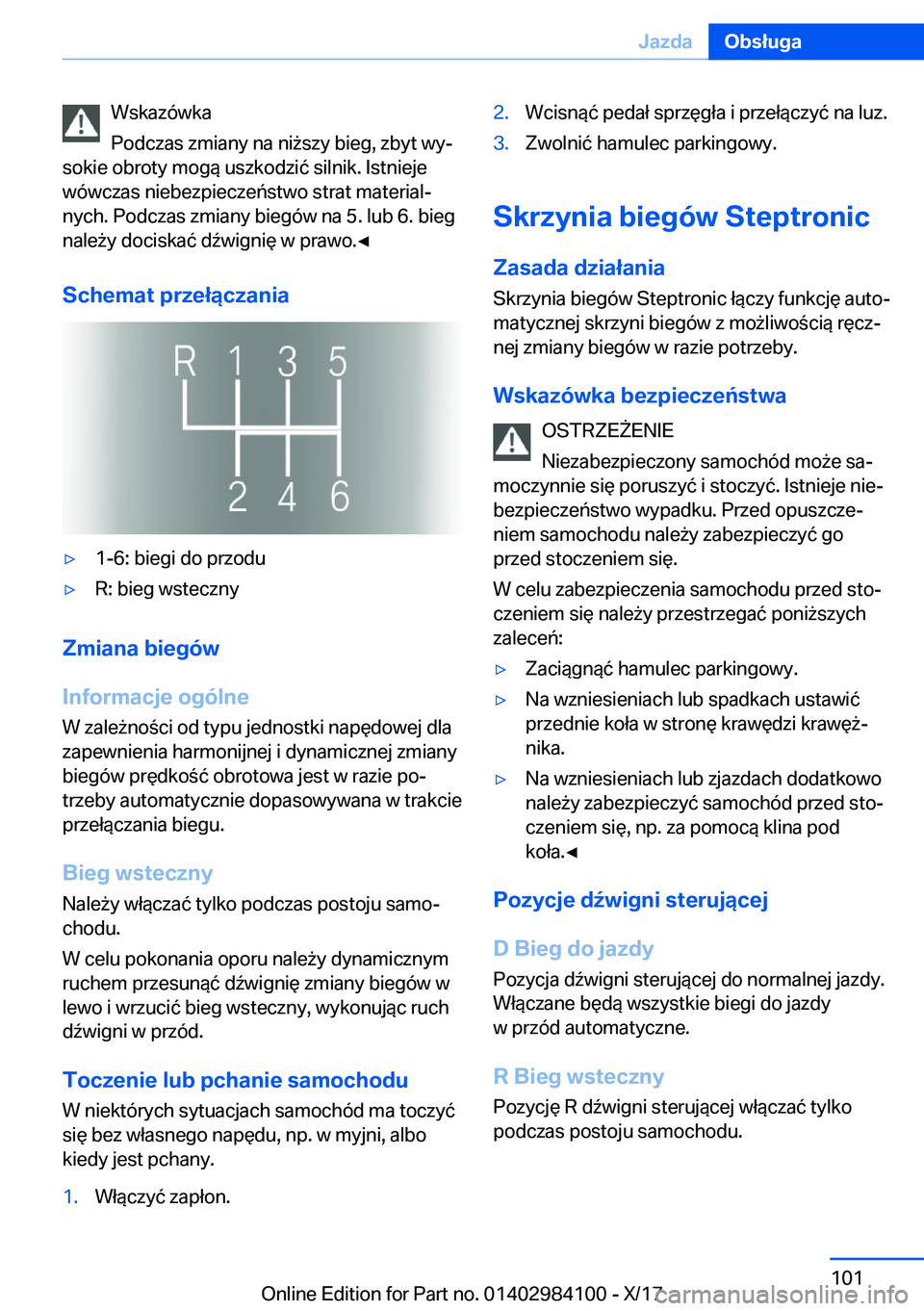 BMW 3 SERIES 2018  Instrukcja obsługi (in Polish) �W�s�k�a�z�