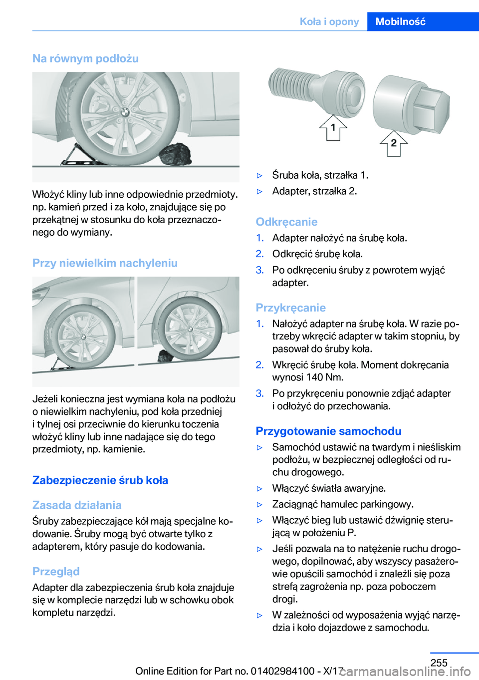 BMW 3 SERIES 2018  Instrukcja obsługi (in Polish) �N�a��r�