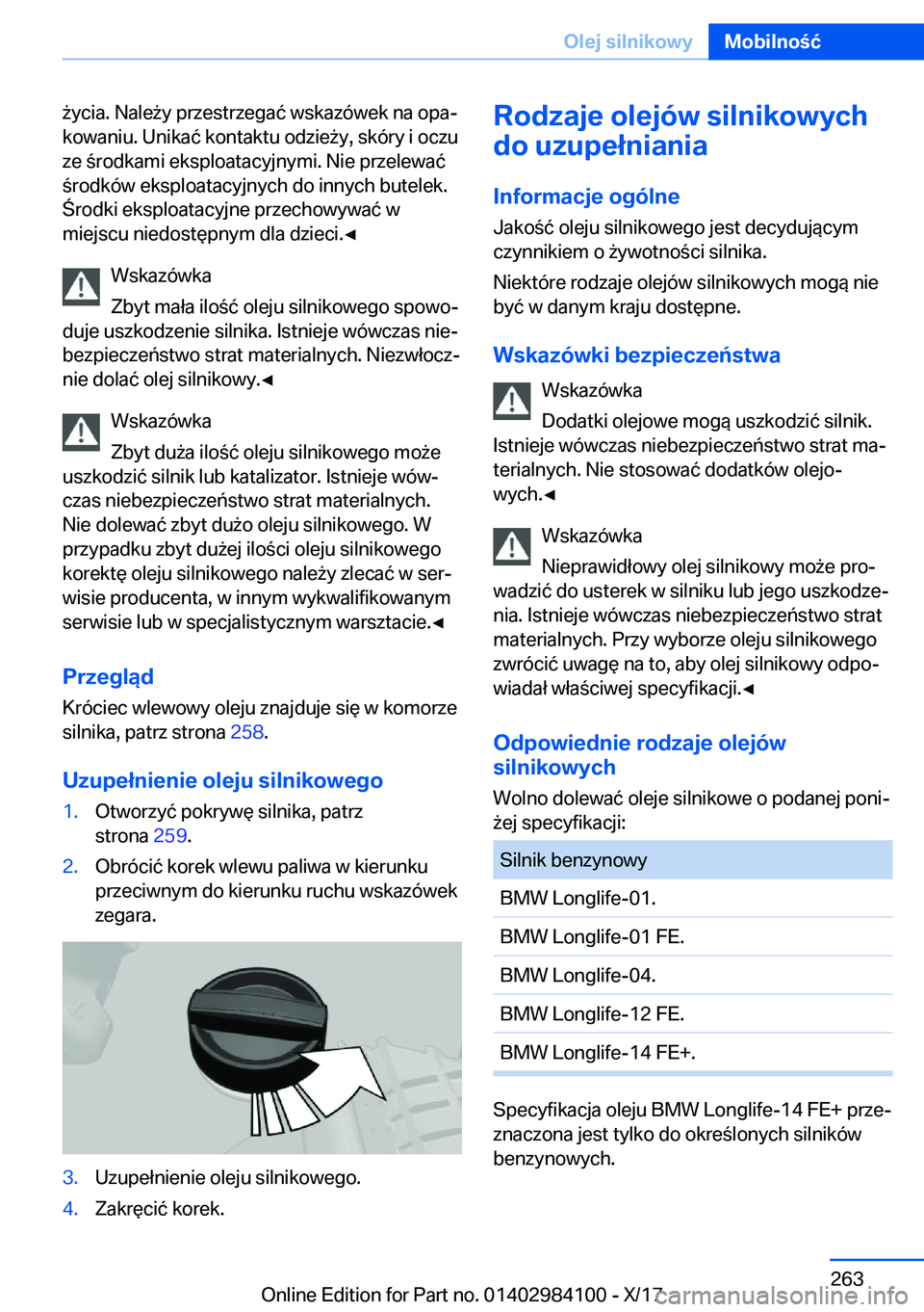 BMW 3 SERIES 2018  Instrukcja obsługi (in Polish)  9�y�c�i�a�.� �N�a�l�e 9�y� �p�r�z�e�s�t�r�z�e�g�a�