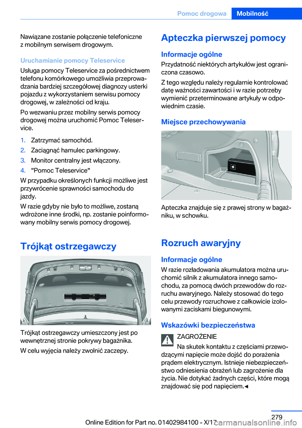 BMW 3 SERIES 2018  Instrukcja obsługi (in Polish) �N�a�w�i�