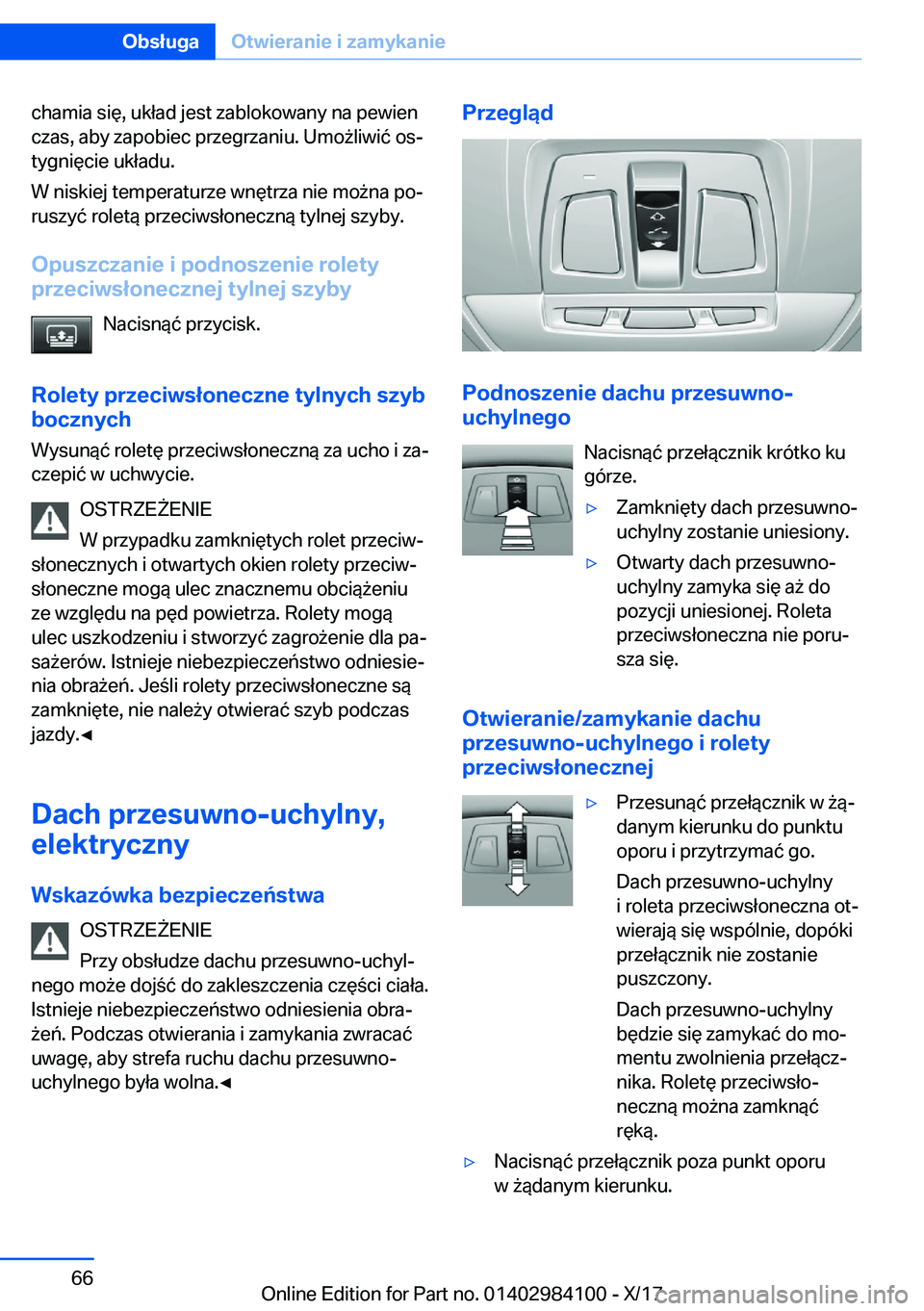 BMW 3 SERIES 2018  Instrukcja obsługi (in Polish) �c�h�a�m�i�a� �s�i�