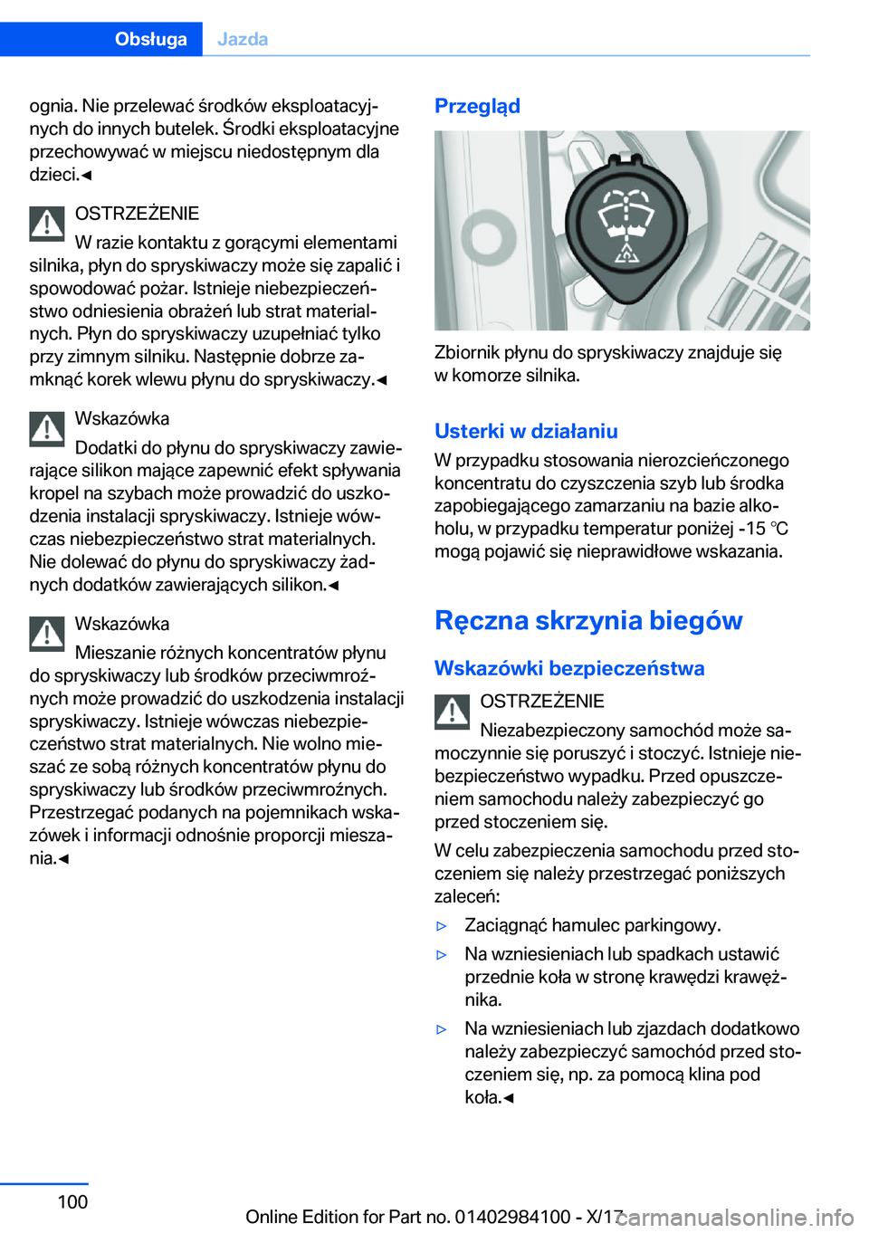BMW 3 SERIES 2018  Instrukcja obsługi (in Polish) �o�g�n�i�a�.� �N�i�e� �p�r�z�e�l�e�w�a�