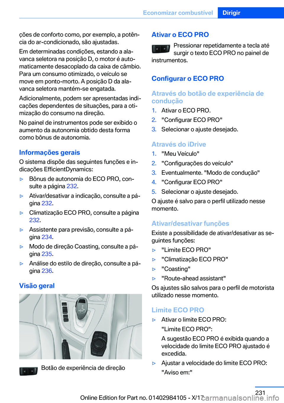 BMW 3 SERIES 2018  Manual do condutor (in Portuguese) �