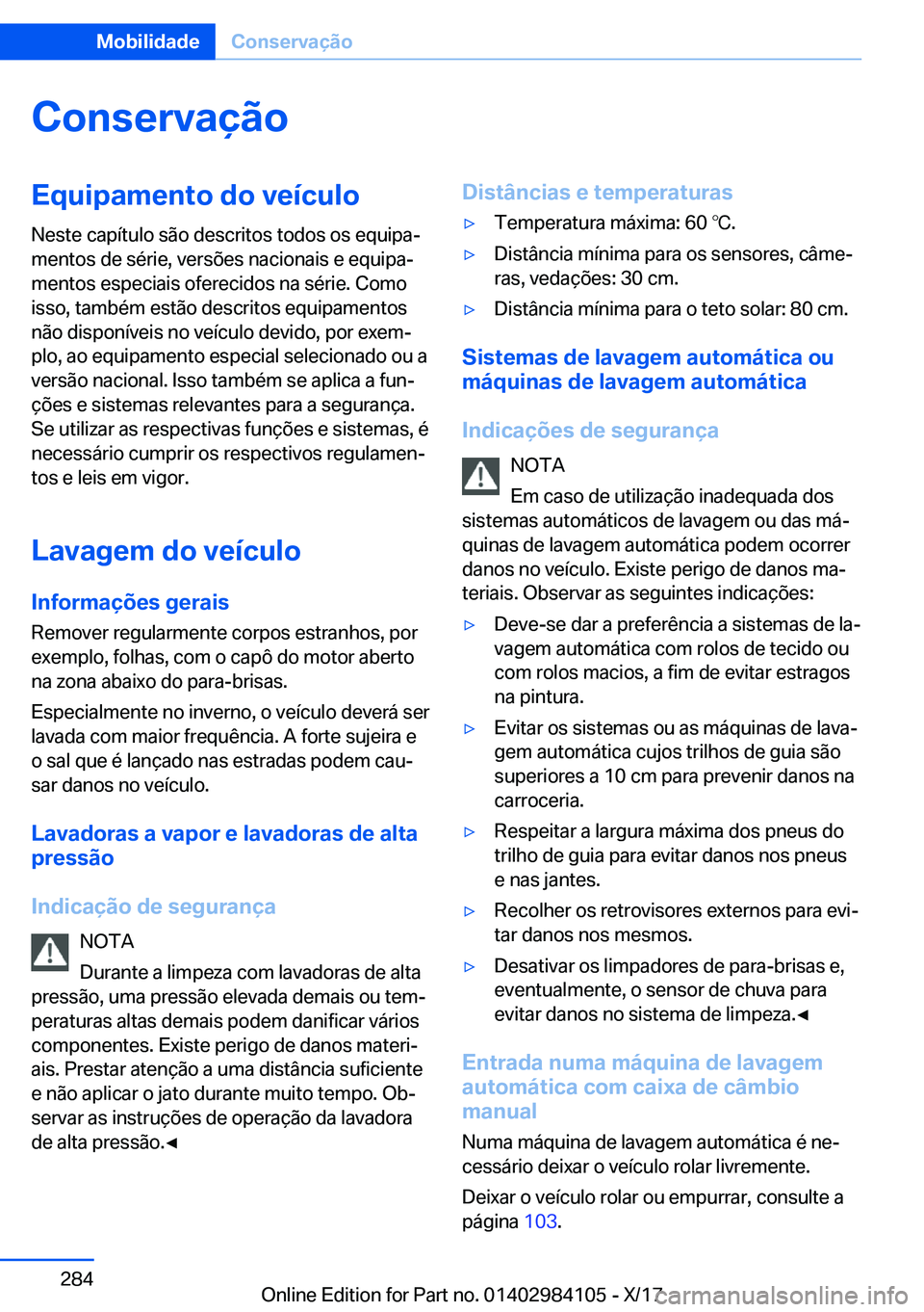 BMW 3 SERIES 2018  Manual do condutor (in Portuguese) �C�o�n�s�e�r�v�a�