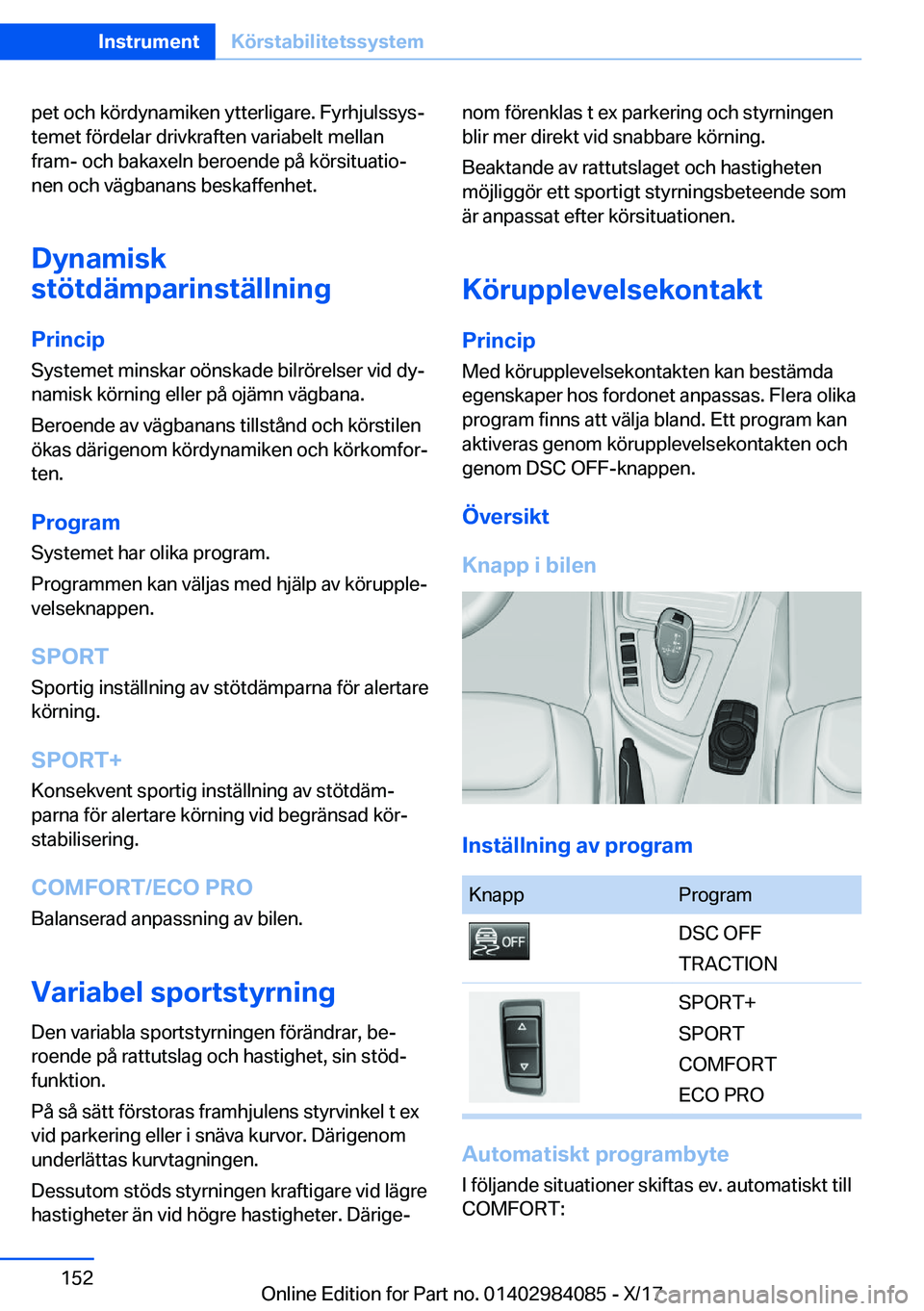 BMW 3 SERIES 2018  InstruktionsbÖcker (in Swedish) �p�e�t� �o�c�h� �k�