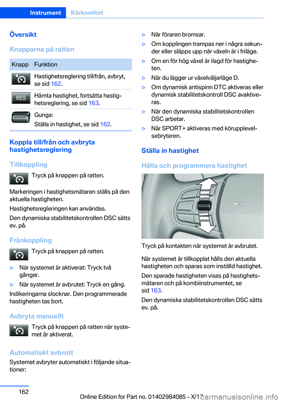 BMW 3 SERIES 2018  InstruktionsbÖcker (in Swedish) �