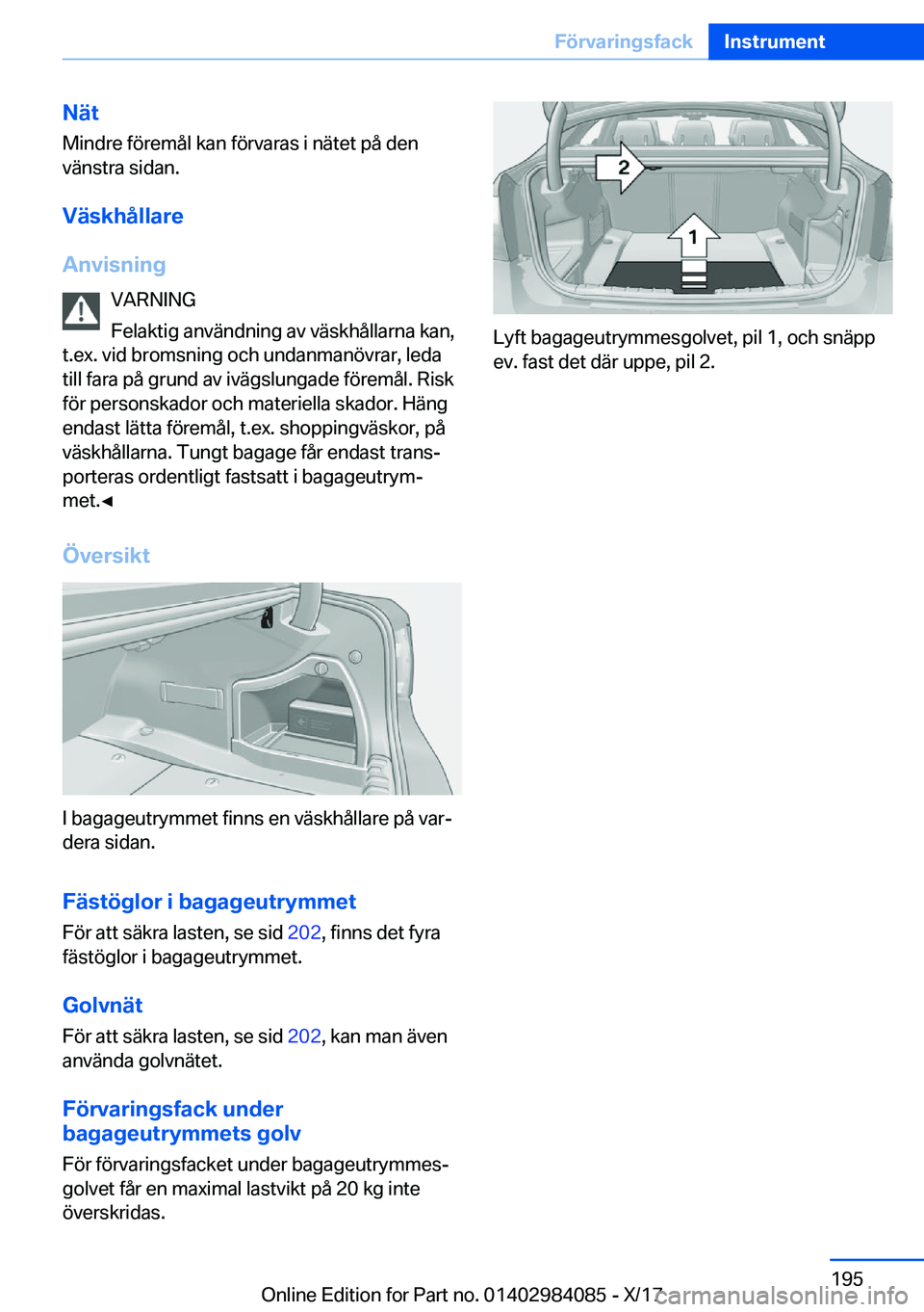 BMW 3 SERIES 2018  InstruktionsbÖcker (in Swedish) �N�ä�t
�M�i�n�d�r�e� �f�