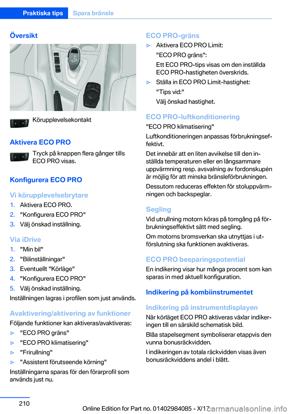 BMW 3 SERIES 2018  InstruktionsbÖcker (in Swedish) �