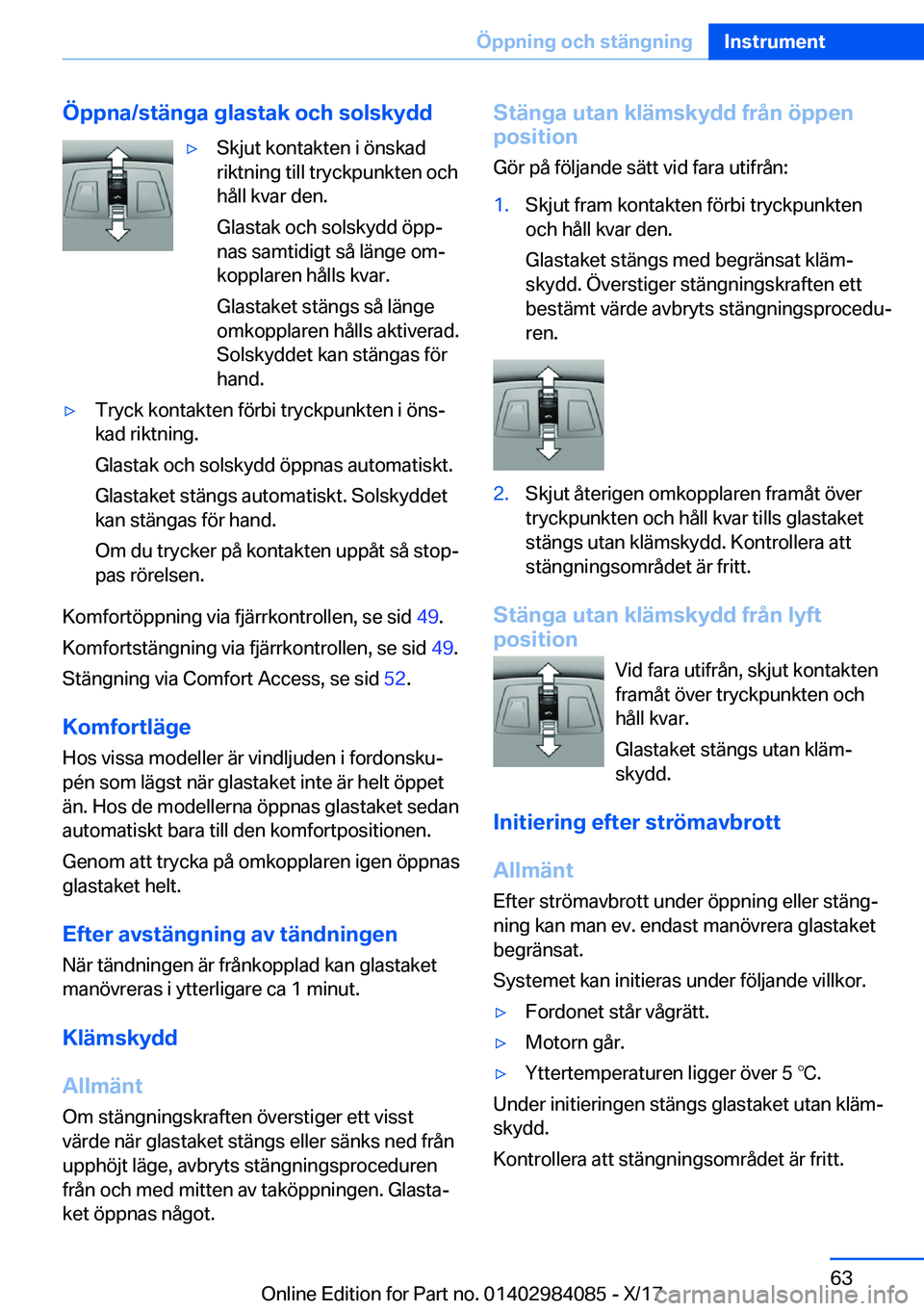 BMW 3 SERIES 2018  InstruktionsbÖcker (in Swedish) �