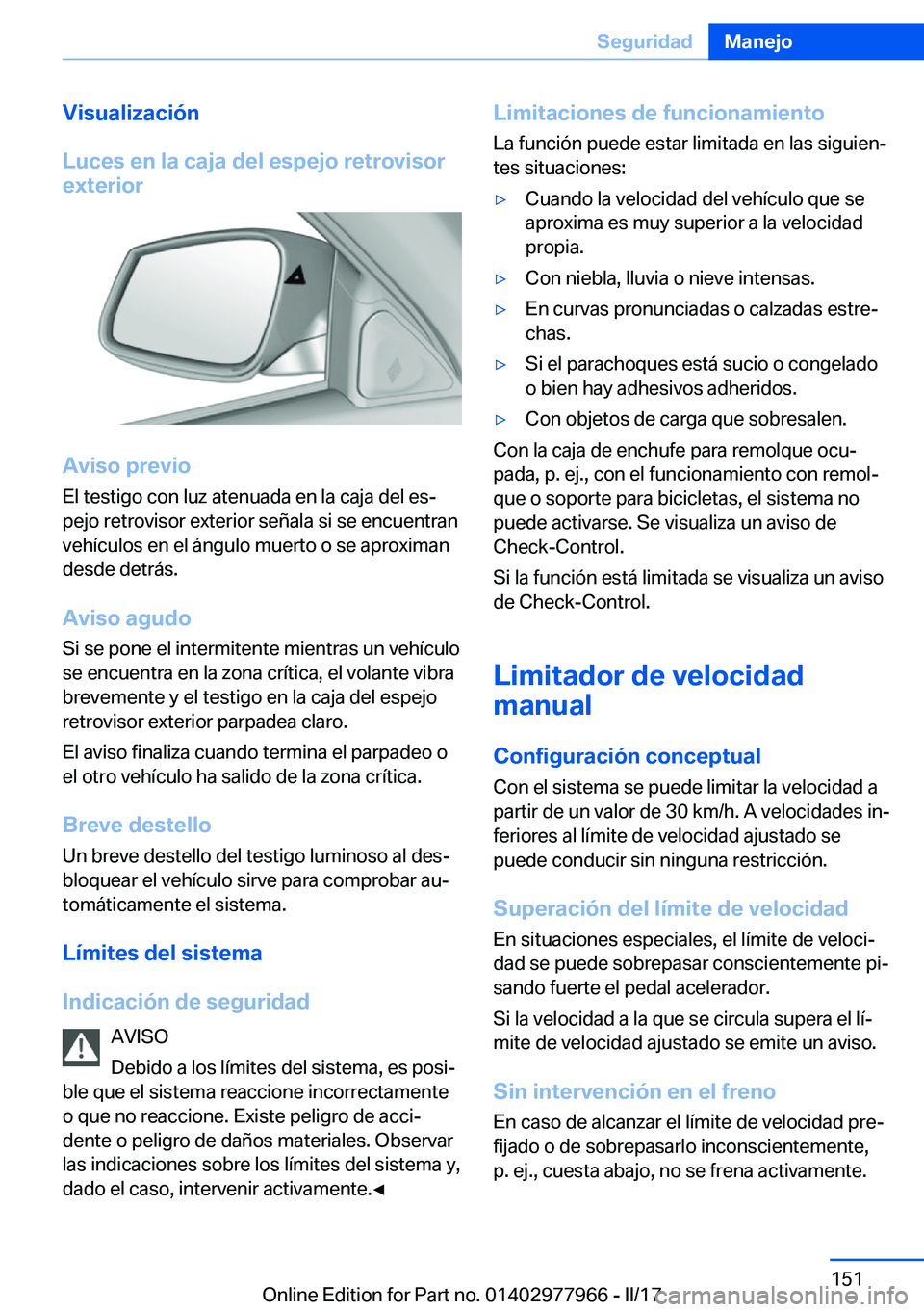 BMW 3 SERIES 2017  Manuales de Empleo (in Spanish) �V�i�s�u�a�l�i�z�a�c�i�