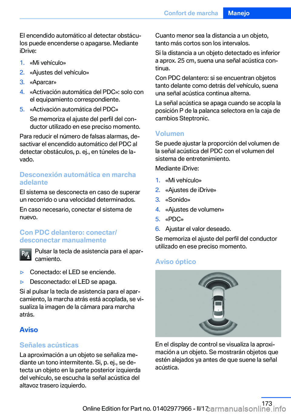 BMW 3 SERIES 2017  Manuales de Empleo (in Spanish) �E�l� �e�n�c�e�n�d�i�d�o� �a�u�t�o�m�