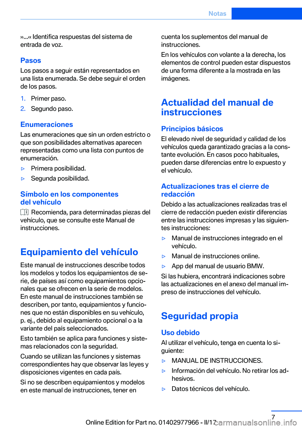 BMW 3 SERIES 2017  Manuales de Empleo (in Spanish) 