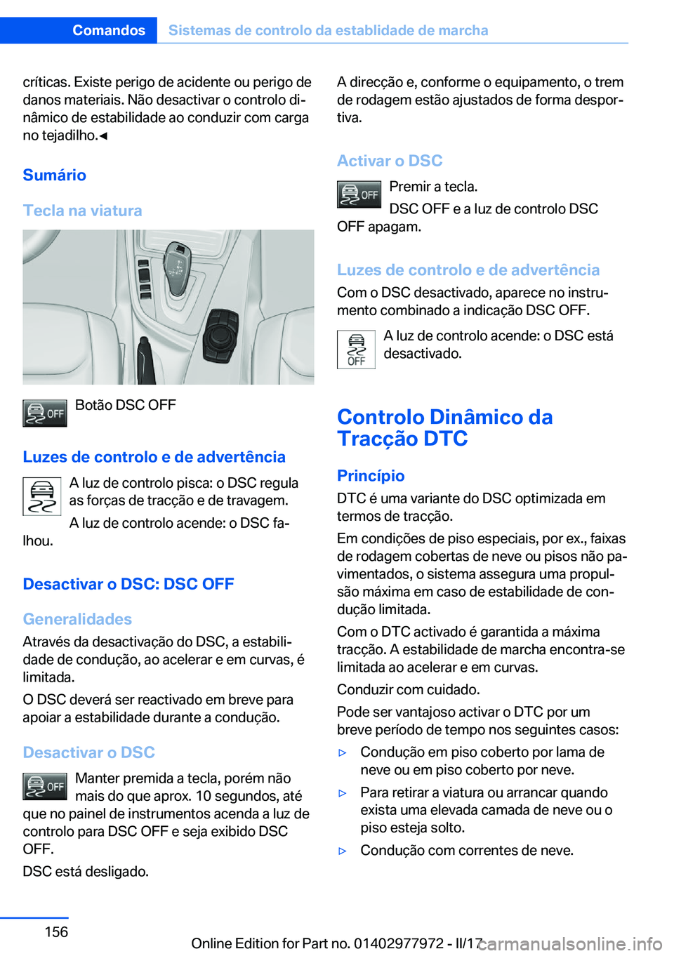BMW 3 SERIES 2017  Manual do condutor (in Portuguese) �c�r�