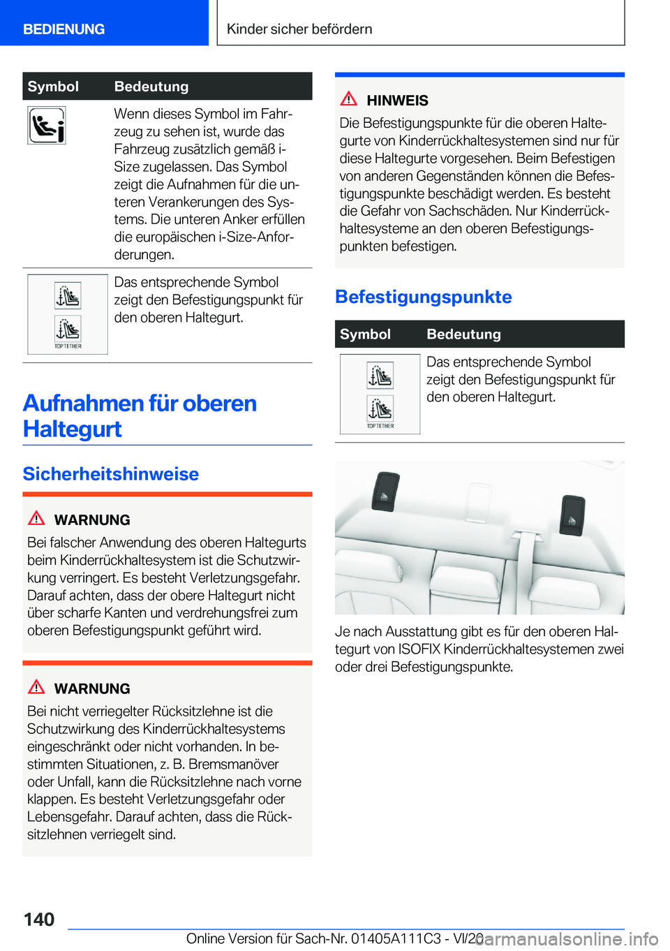 BMW 3 SERIES SEDAN PLUG-IN HYBRID 2021  Betriebsanleitungen (in German) �S�y�m�b�o�l�B�e�d�e�u�t�u�n�g�W�e�n�n��d�i�e�s�e�s��S�y�m�b�o�l��i�m��F�a�h�rj
�z�e�u�g��z�u��s�e�h�e�n��i�s�t�,��w�u�r�d�e��d�a�s
�F�a�h�r�z�e�u�g��z�u�s�