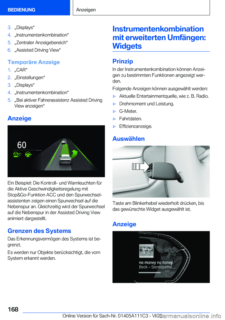 BMW 3 SERIES SEDAN PLUG-IN HYBRID 2021  Betriebsanleitungen (in German) �3�.x�D�i�s�p�l�a�y�sv�4�.x�I�n�s�t�r�u�m�e�n�t�e�n�k�o�m�b�i�n�a�t�i�o�nv�5�.x�Z�e�n�t�r�a�l�e�r��A�n�z�e�i�g�e�b�e�r�e�i�c�hv�6�.x�A�s�s�i�s�t�e�d��D�r�i�v�i�n�g��V�i�e�wv
�T�e�m�p�o�r�