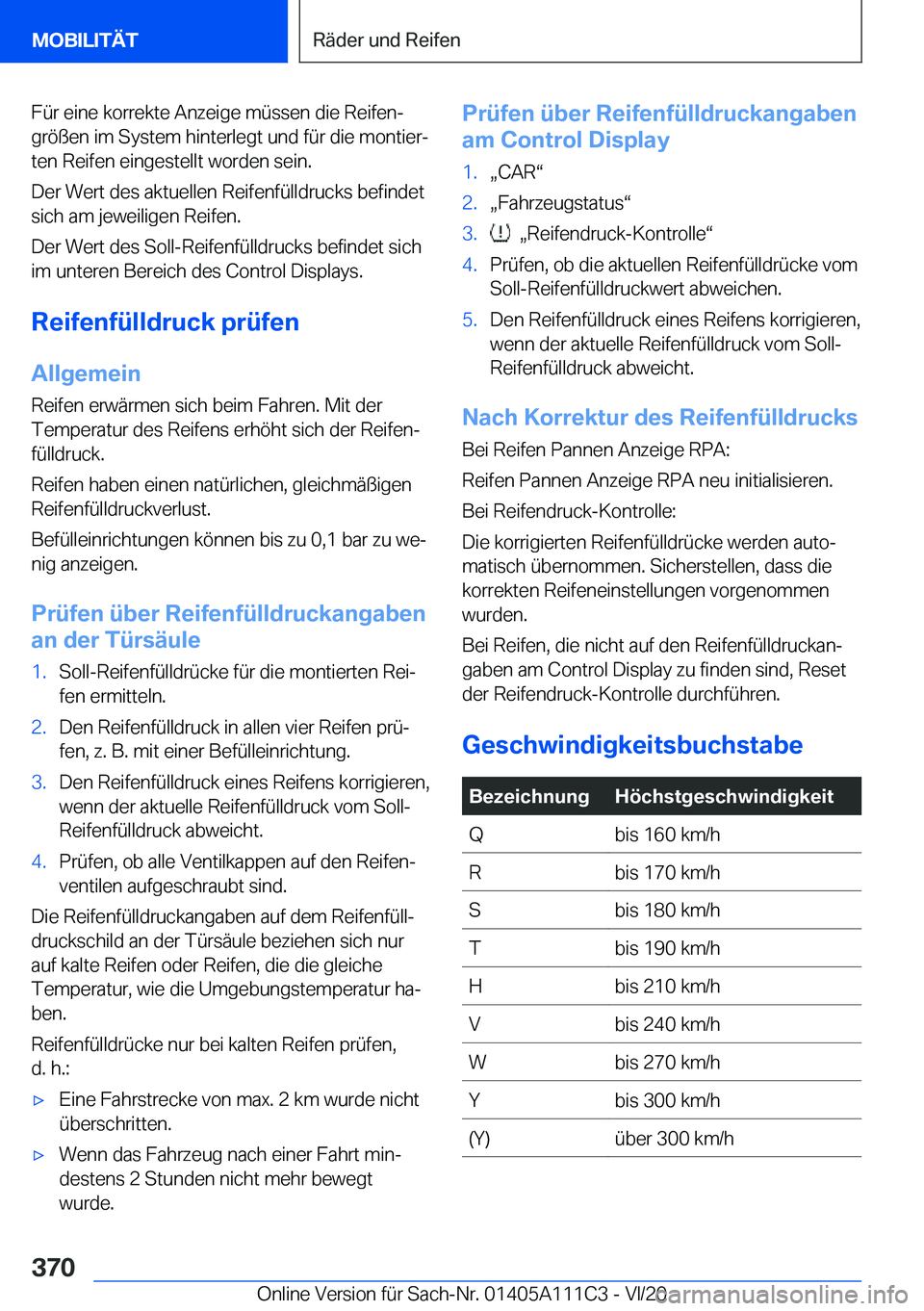 BMW 3 SERIES SEDAN PLUG-IN HYBRID 2021  Betriebsanleitungen (in German) �F�
