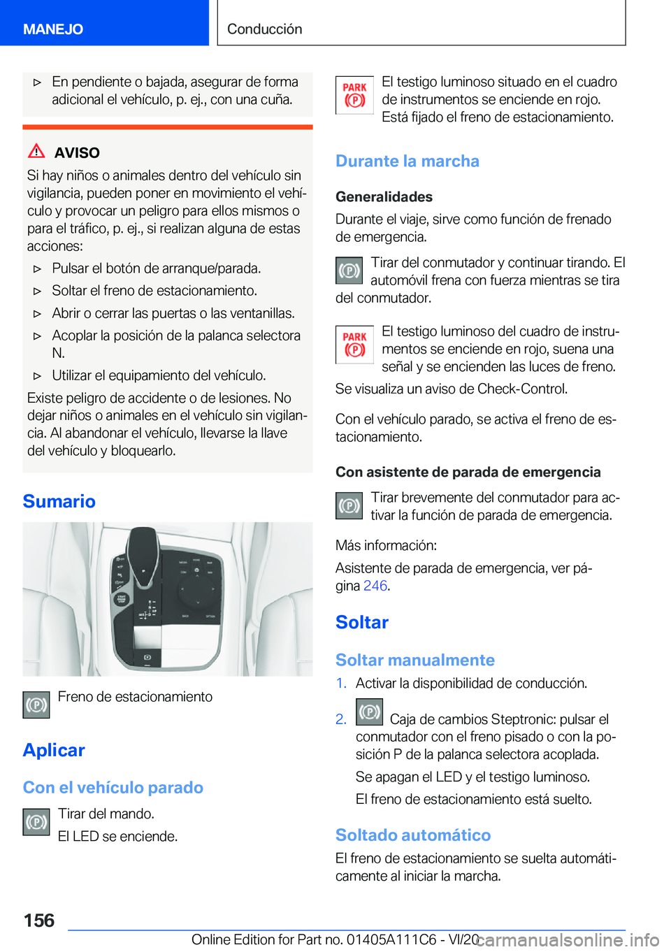 BMW 3 SERIES SEDAN PLUG-IN HYBRID 2021  Manuales de Empleo (in Spanish) 'x�E�n��p�e�n�d�i�e�n�t�e��o��b�a�j�a�d�a�,��a�s�e�g�u�r�a�r��d�e��f�o�r�m�a�a�d�i�c�i�o�n�a�l��e�l��v�e�h�