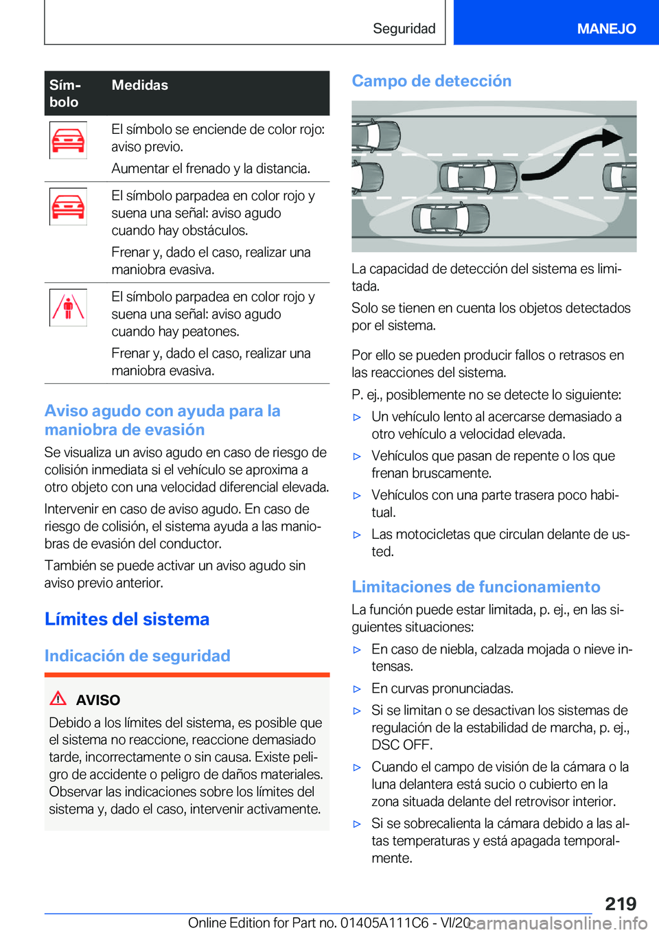 BMW 3 SERIES SEDAN PLUG-IN HYBRID 2021  Manuales de Empleo (in Spanish) �S�