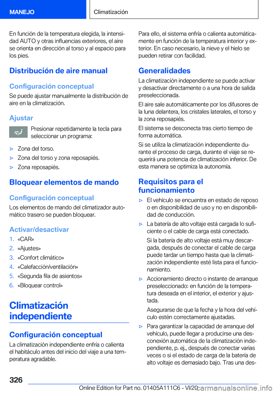 BMW 3 SERIES SEDAN PLUG-IN HYBRID 2021  Manuales de Empleo (in Spanish) �E�n��f�u�n�c�i�