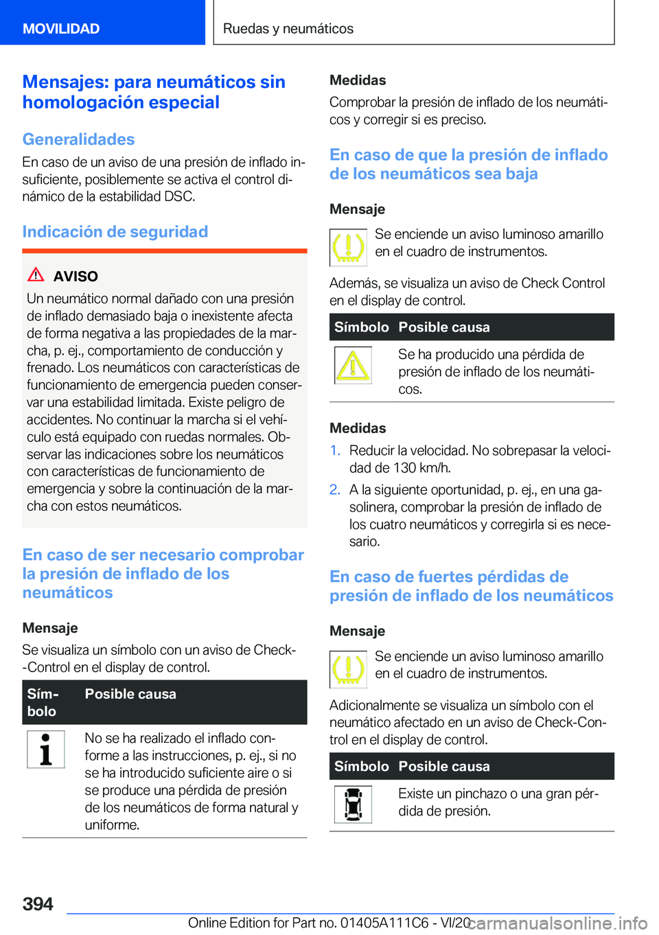 BMW 3 SERIES SEDAN PLUG-IN HYBRID 2021  Manuales de Empleo (in Spanish) �M�e�n�s�a�j�e�s�:��p�a�r�a��n�e�u�m�