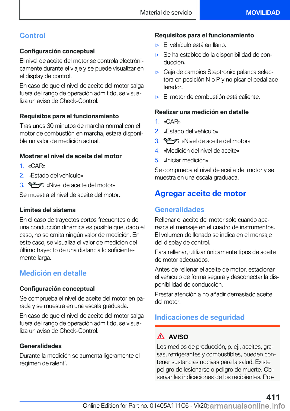 BMW 3 SERIES SEDAN PLUG-IN HYBRID 2021  Manuales de Empleo (in Spanish) �C�o�n�t�r�o�l�C�o�n�f�i�g�u�r�a�c�i�