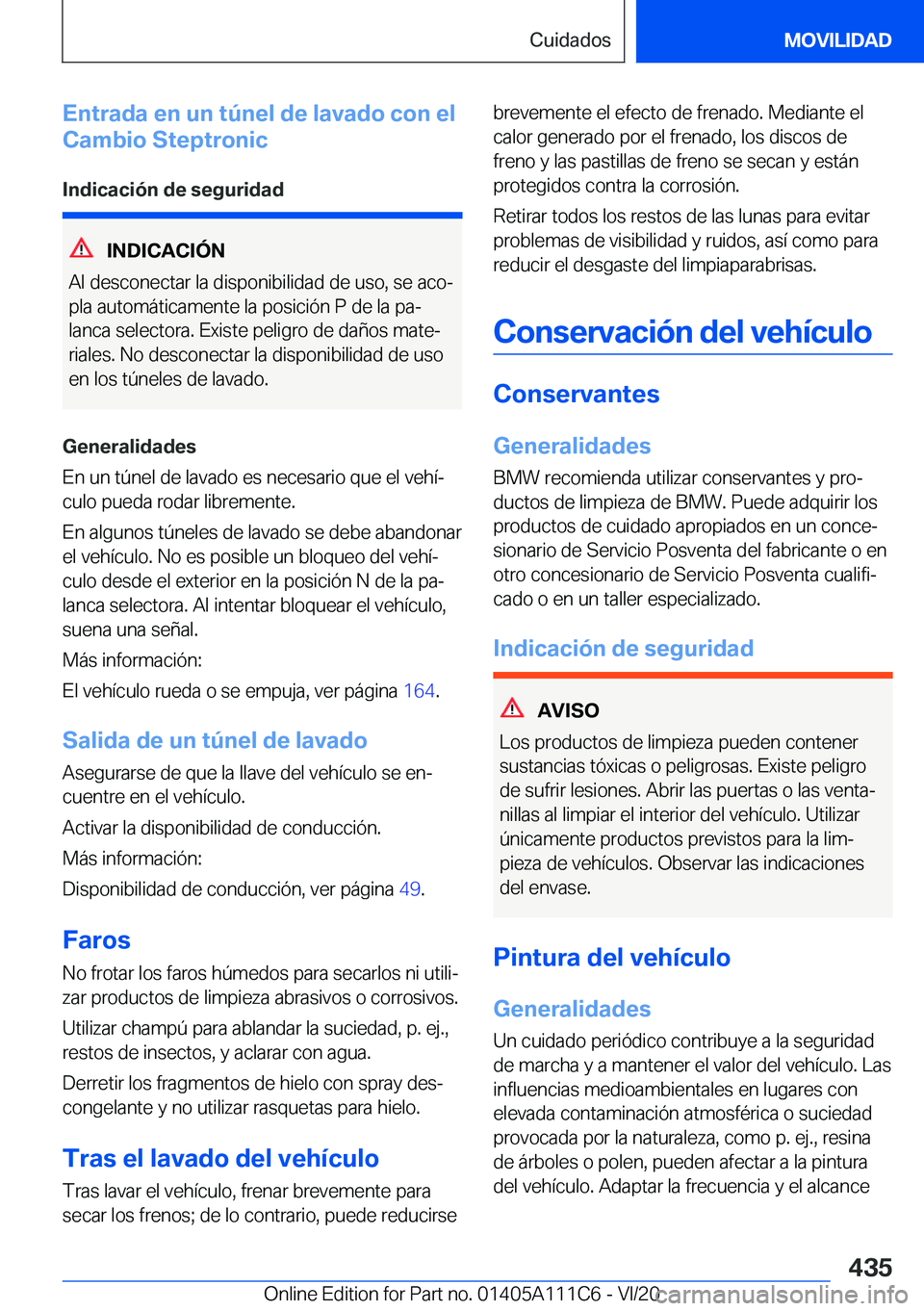 BMW 3 SERIES SEDAN PLUG-IN HYBRID 2021  Manuales de Empleo (in Spanish) �E�n�t�r�a�d�a��e�n��u�n��t�