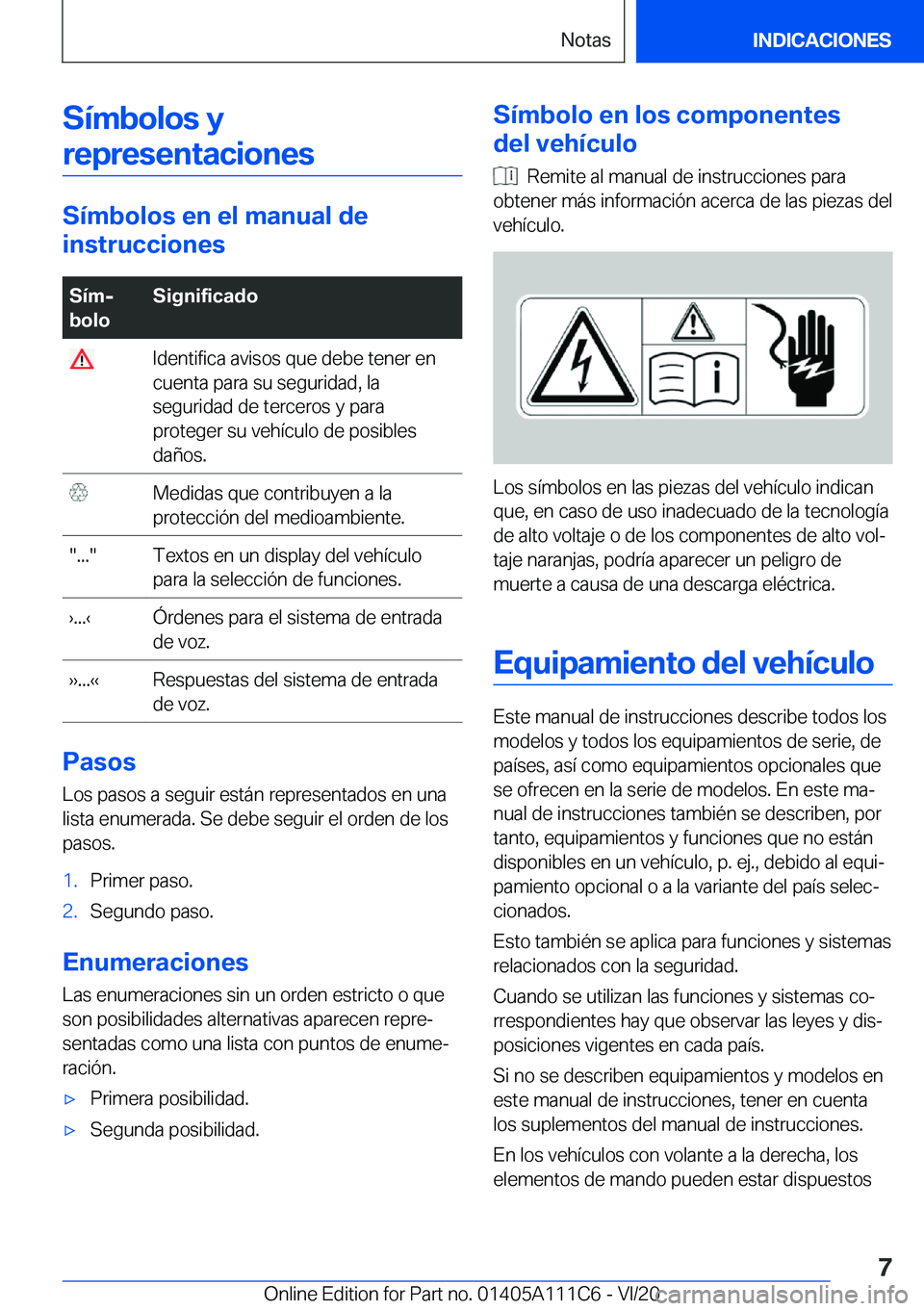 BMW 3 SERIES SEDAN PLUG-IN HYBRID 2021  Manuales de Empleo (in Spanish) �S�