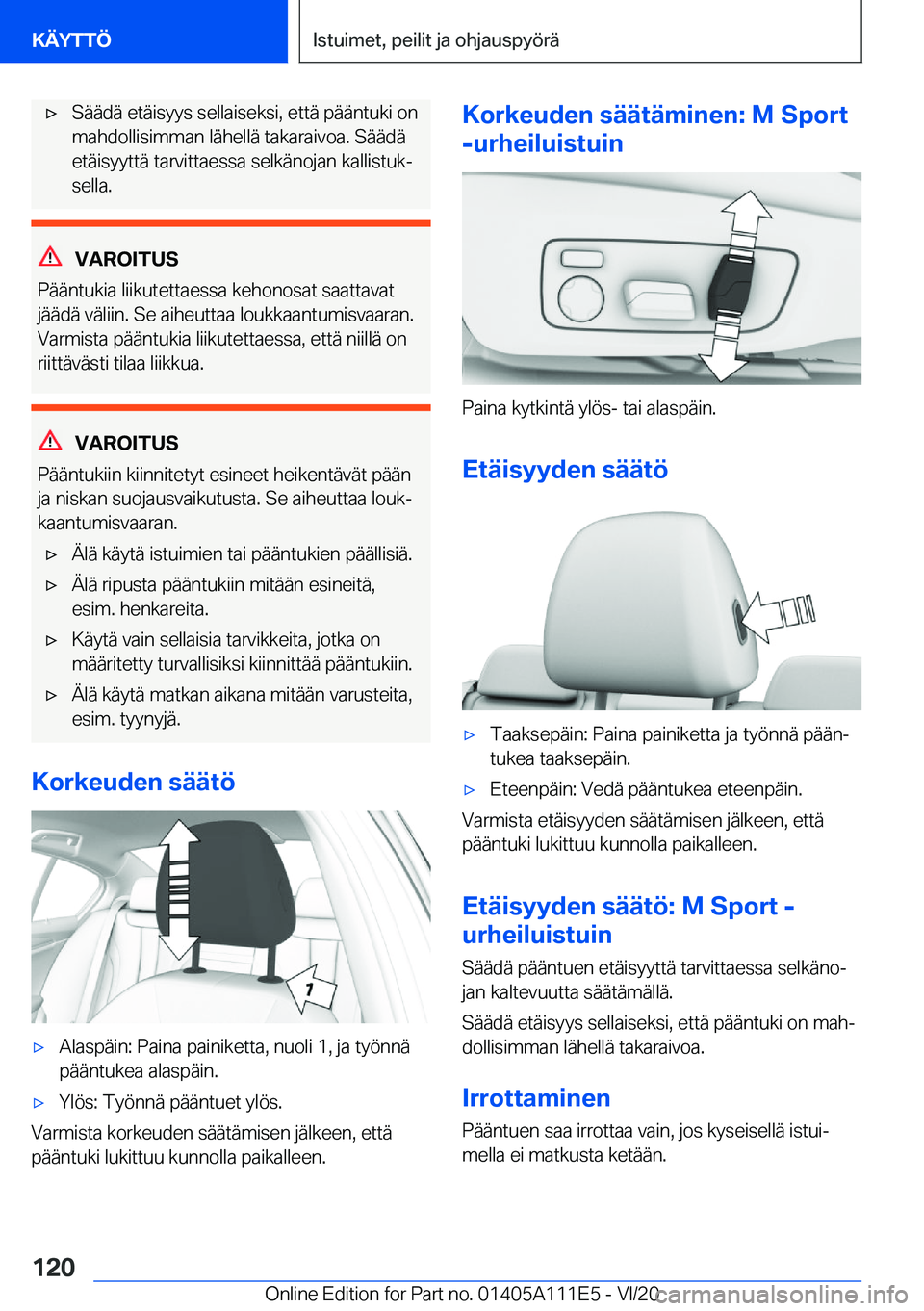 BMW 3 SERIES SEDAN PLUG-IN HYBRID 2021  Omistajan Käsikirja (in Finnish) 'x�S�