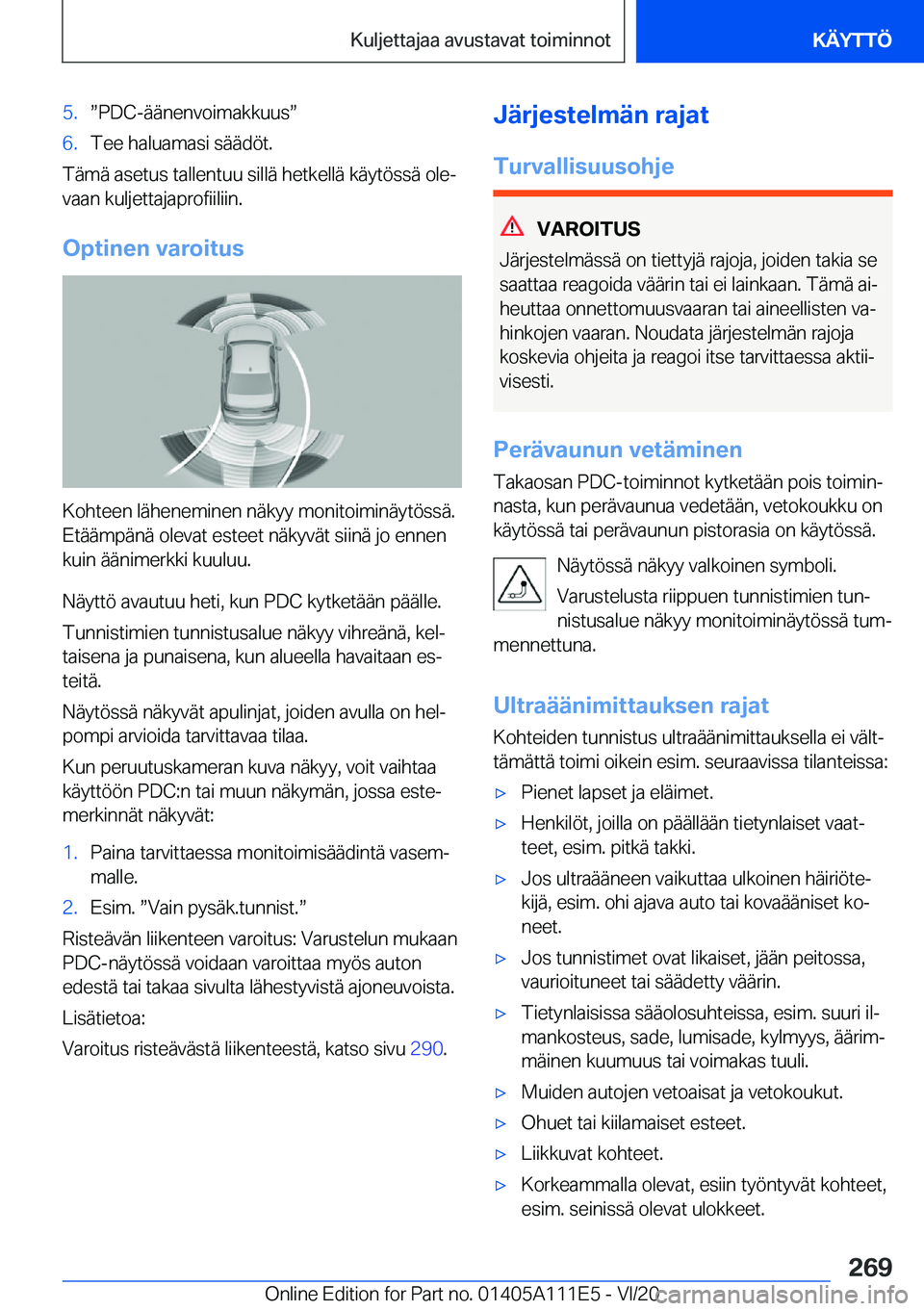 BMW 3 SERIES SEDAN PLUG-IN HYBRID 2021  Omistajan Käsikirja (in Finnish) �5�.w�P�D�C�-�