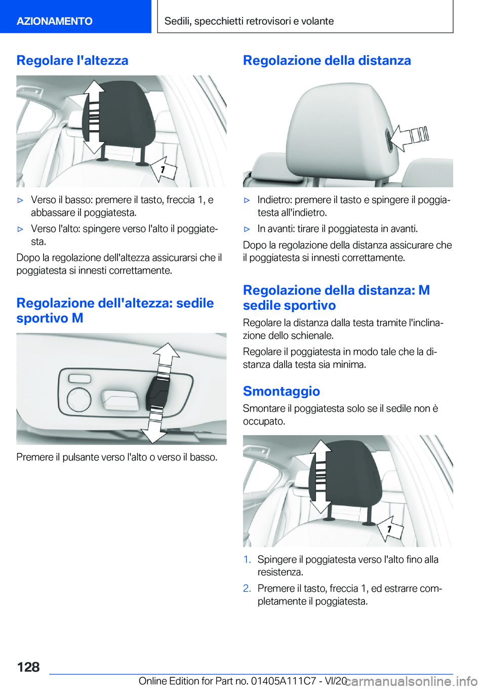 BMW 3 SERIES SEDAN PLUG-IN HYBRID 2021  Libretti Di Uso E manutenzione (in Italian) �R�e�g�o�l�a�r�e��l�'�a�l�t�e�z�z�a'x�V�e�r�s�o��i�l��b�a�s�s�o�:��p�r�e�m�e�r�e��i�l��t�a�s�t�o�,��f�r�e�c�c�i�a��1�,��e
�a�b�b�a�s�s�a�r�e��i�l��p�o�g�g�i�a�t�e�s�t�a�.'x�V�e�