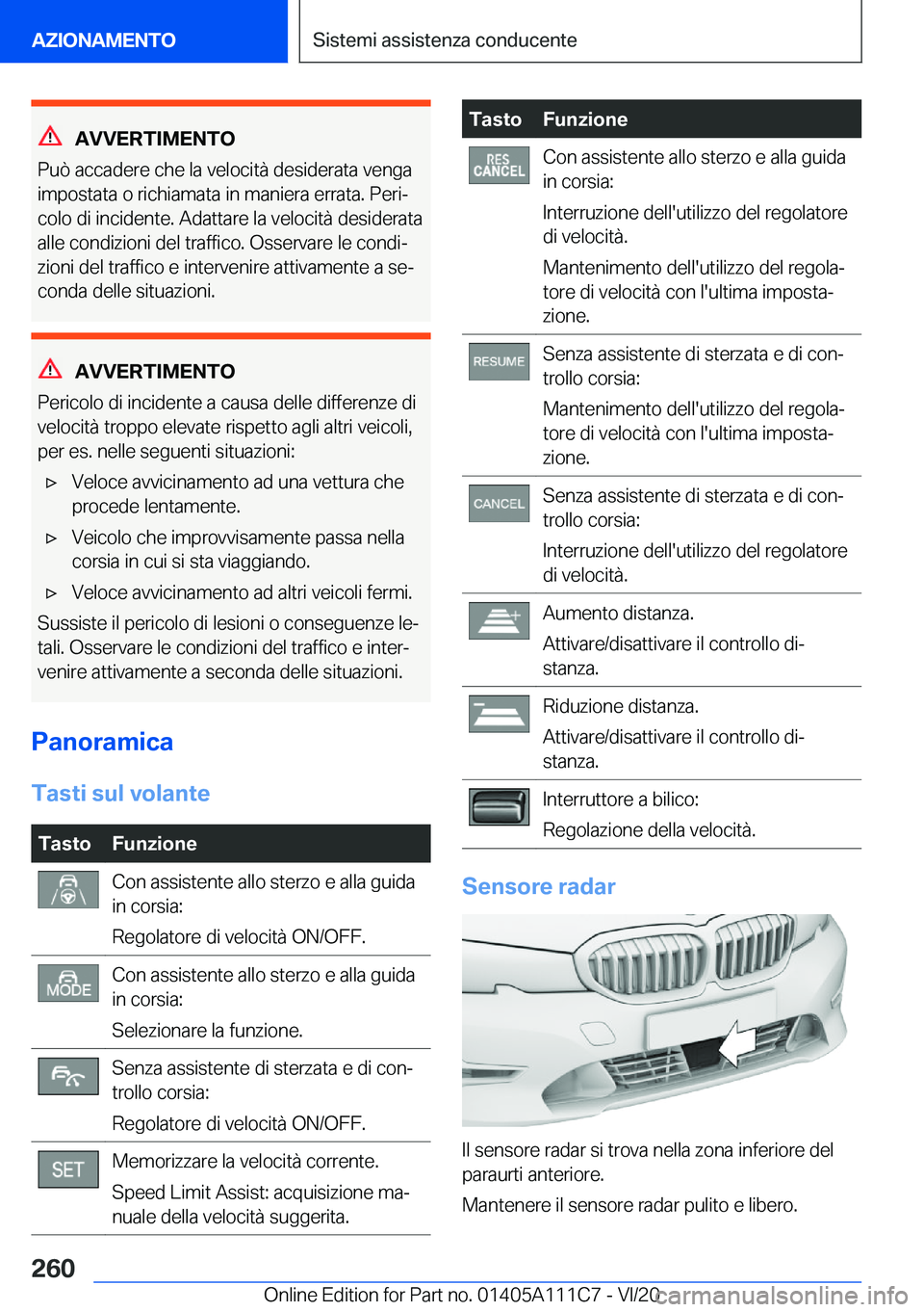 BMW 3 SERIES SEDAN PLUG-IN HYBRID 2021  Libretti Di Uso E manutenzione (in Italian) �A�V�V�E�R�T�I�M�E�N�T�O
�P�u�
