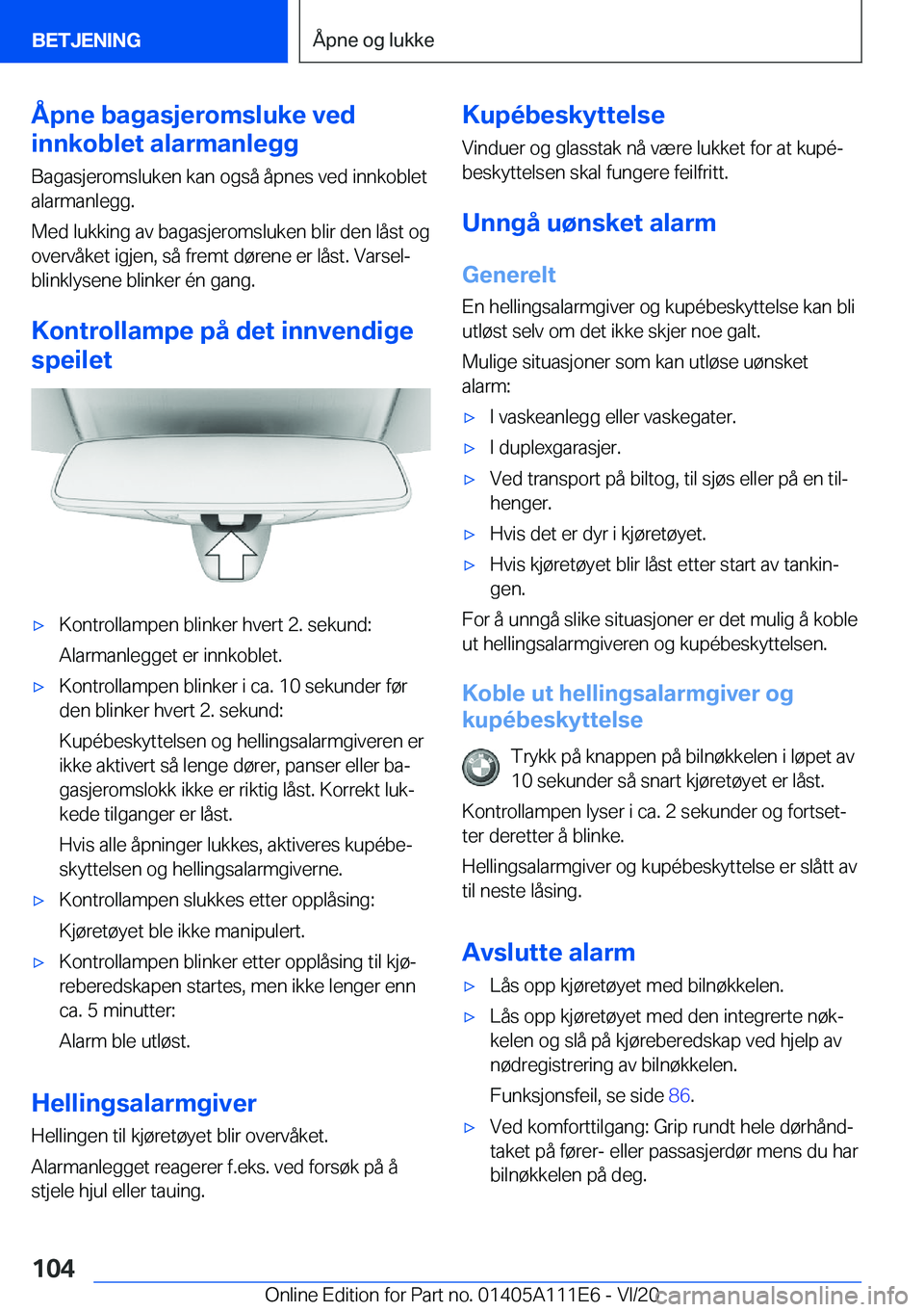 BMW 3 SERIES SEDAN PLUG-IN HYBRID 2021  InstruksjonsbØker (in Norwegian) �