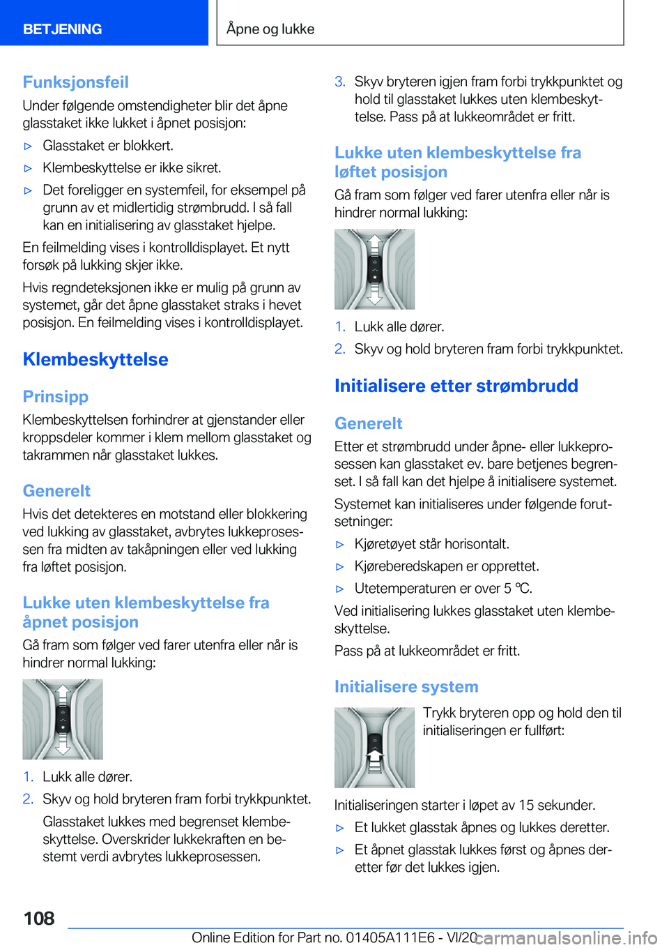 BMW 3 SERIES SEDAN PLUG-IN HYBRID 2021  InstruksjonsbØker (in Norwegian) �F�u�n�k�s�j�o�n�s�f�e�i�l�U�n�d�e�r��f�