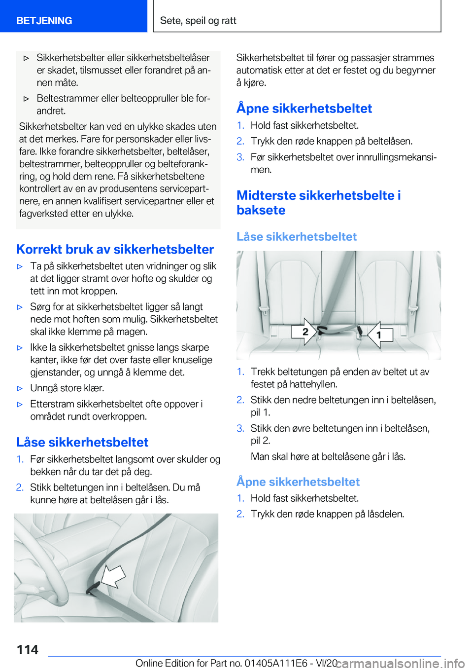 BMW 3 SERIES SEDAN PLUG-IN HYBRID 2021  InstruksjonsbØker (in Norwegian) 'x�S�i�k�k�e�r�h�e�t�s�b�e�l�t�e�r��e�l�l�e�r��s�i�k�k�e�r�h�e�t�s�b�e�l�t�e�l�å�s�e�r
�e�r��s�k�a�d�e�t�,��t�i�l�s�m�u�s�s�e�t��e�l�l�e�r��f�o�r�a�n�d�r�e�t��p�å��a�nj
�n�e�n��m�å�t�