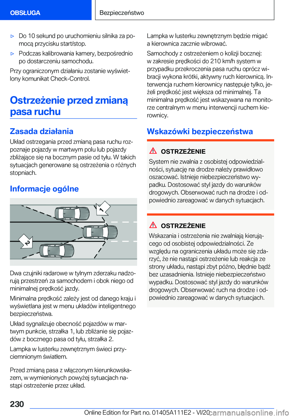 BMW 3 SERIES SEDAN PLUG-IN HYBRID 2021  Instrukcja obsługi (in Polish) 'x�D�o��1�0��s�e�k�u�n�d��p�o��u�r�u�c�h�o�m�i�e�n�i�u��s�i�l�n�i�k�a��z�a��p�oj
�m�o�c�