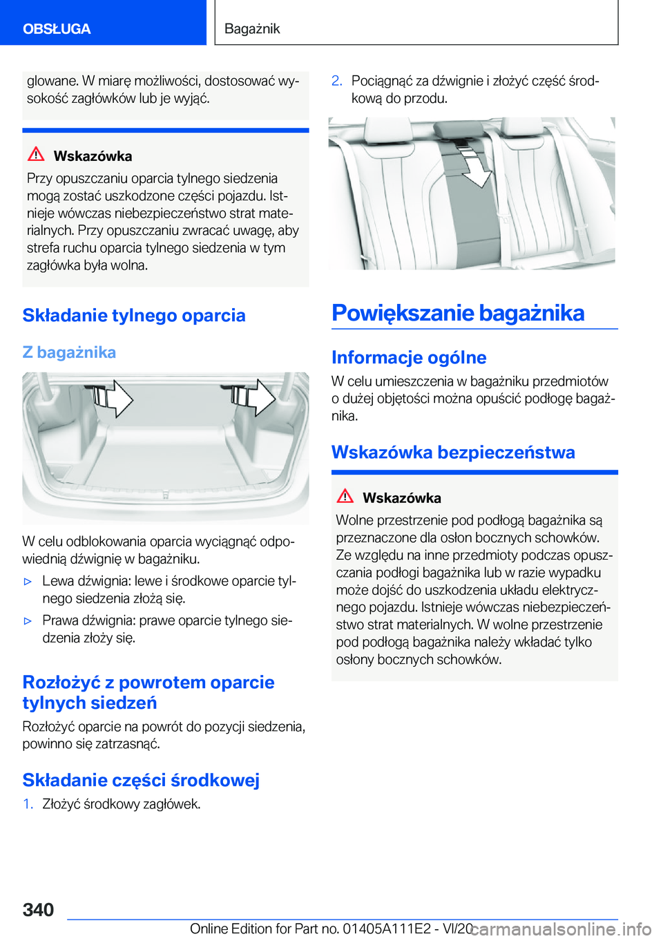BMW 3 SERIES SEDAN PLUG-IN HYBRID 2021  Instrukcja obsługi (in Polish) �g�l�o�w�a�n�e�.��W��m�i�a�r�
