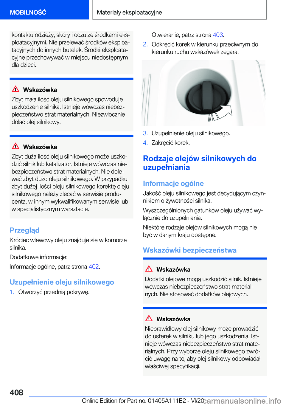 BMW 3 SERIES SEDAN PLUG-IN HYBRID 2021  Instrukcja obsługi (in Polish) �k�o�n�t�a�k�t�u��o�d�z�i�e9�y�,��s�k�