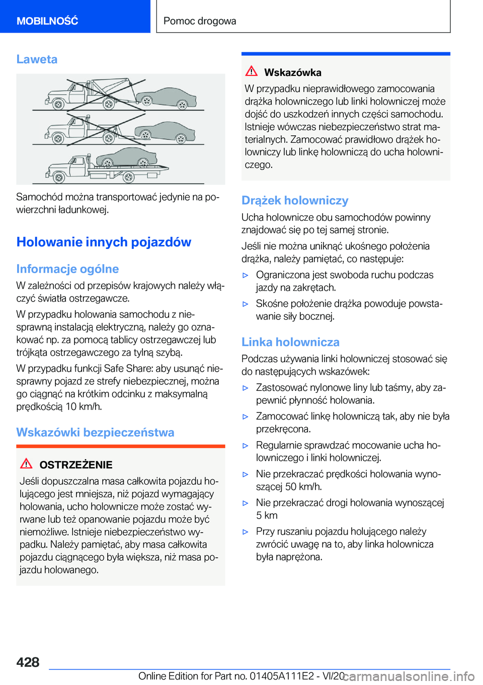 BMW 3 SERIES SEDAN PLUG-IN HYBRID 2021  Instrukcja obsługi (in Polish) �L�a�w�e�t�a
�S�a�m�o�c�h�