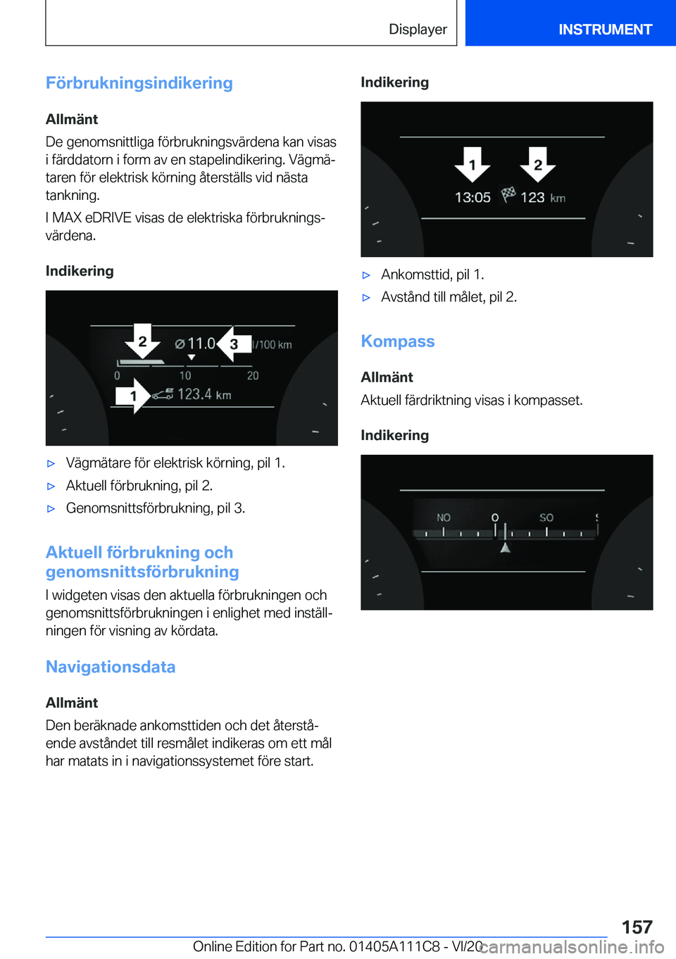 BMW 3 SERIES SEDAN PLUG-IN HYBRID 2021  InstruktionsbÖcker (in Swedish) �F�