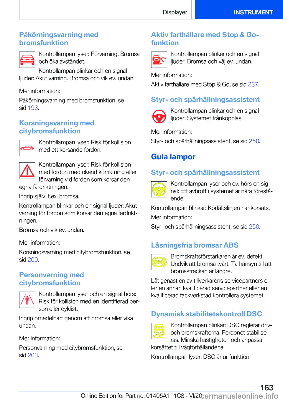 BMW 3 SERIES SEDAN PLUG-IN HYBRID 2021  InstruktionsbÖcker (in Swedish) �P�å�k�