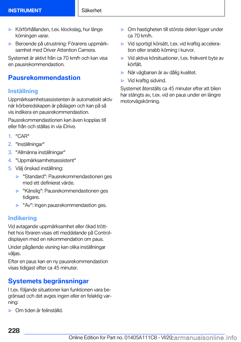 BMW 3 SERIES SEDAN PLUG-IN HYBRID 2021  InstruktionsbÖcker (in Swedish) 'x�K�