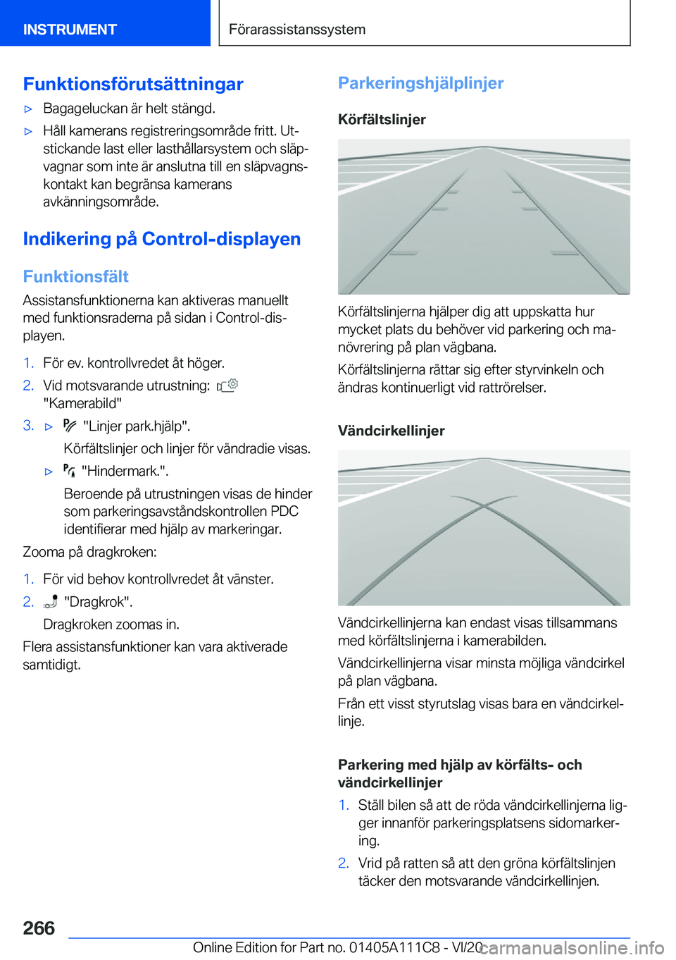 BMW 3 SERIES SEDAN PLUG-IN HYBRID 2021  InstruktionsbÖcker (in Swedish) �F�u�n�k�t�i�o�n�s�f�