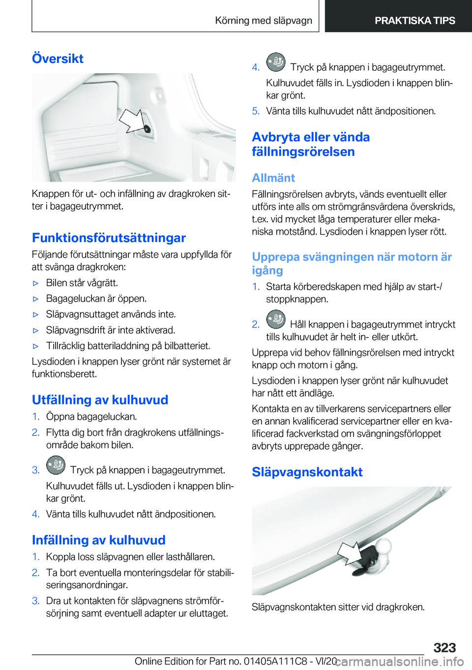 BMW 3 SERIES SEDAN PLUG-IN HYBRID 2021  InstruktionsbÖcker (in Swedish) �