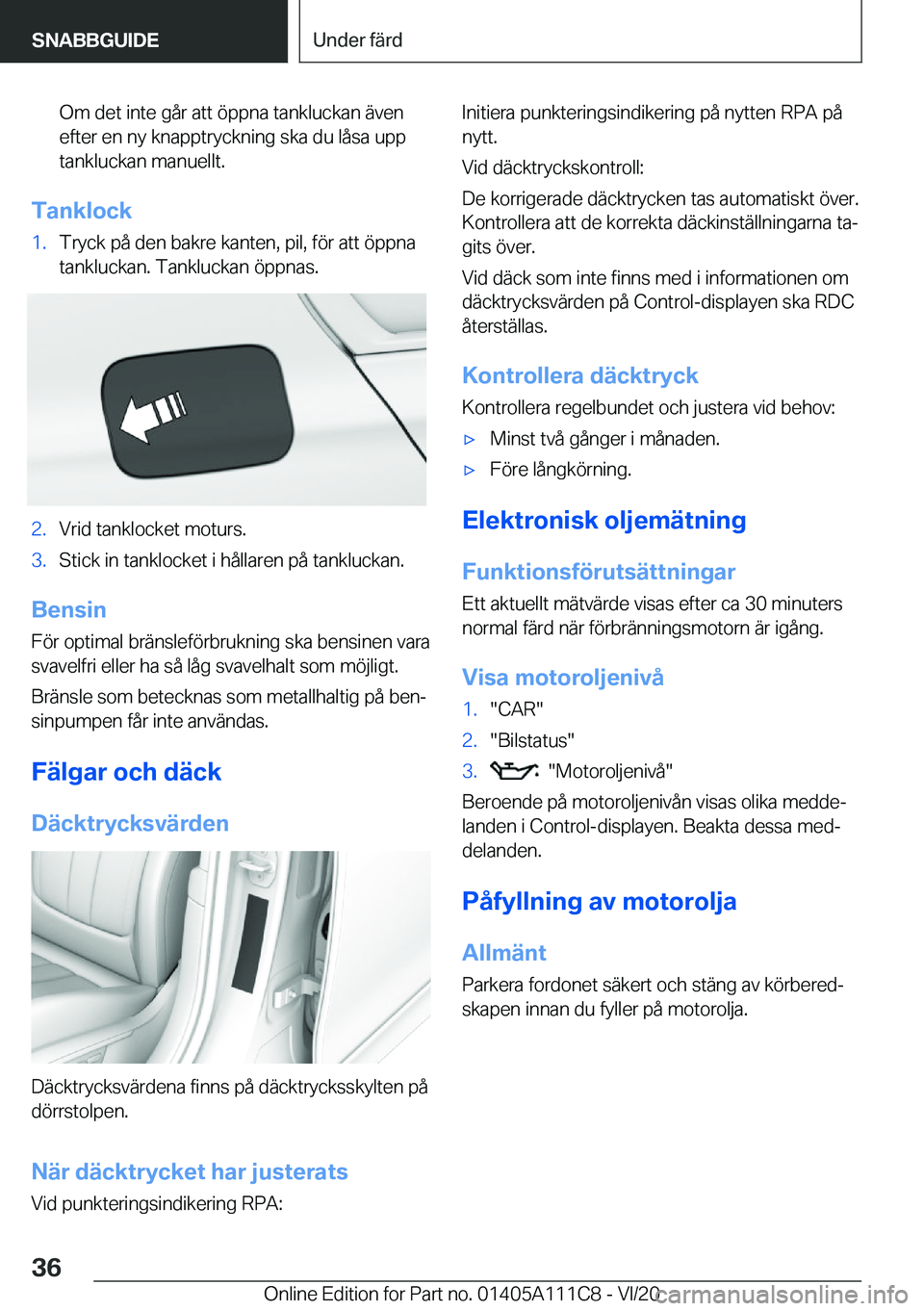 BMW 3 SERIES SEDAN PLUG-IN HYBRID 2021  InstruktionsbÖcker (in Swedish) �O�m��d�e�t��i�n�t�e��g�å�r��a�t�t��
