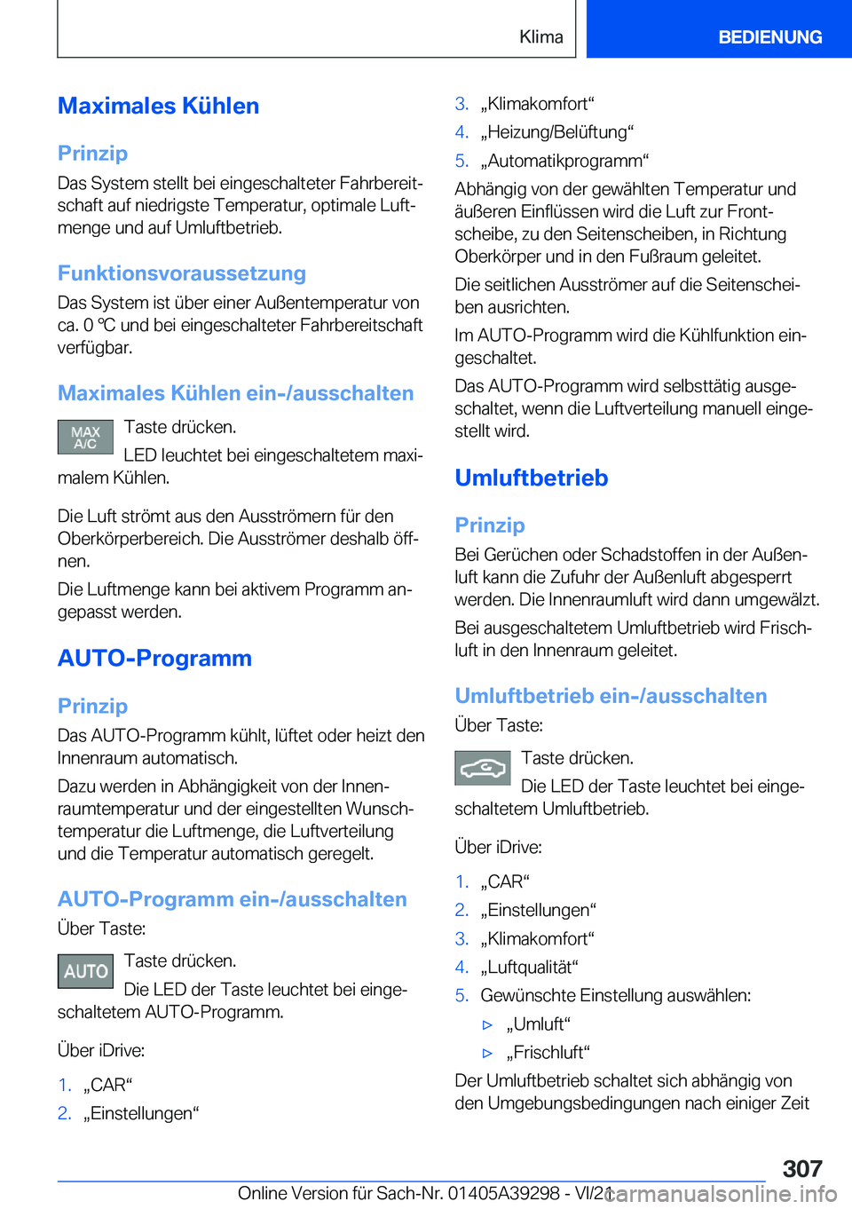 BMW 4 SERIES 2022  Betriebsanleitungen (in German) �M�a�x�i�m�a�l�e�s��K�