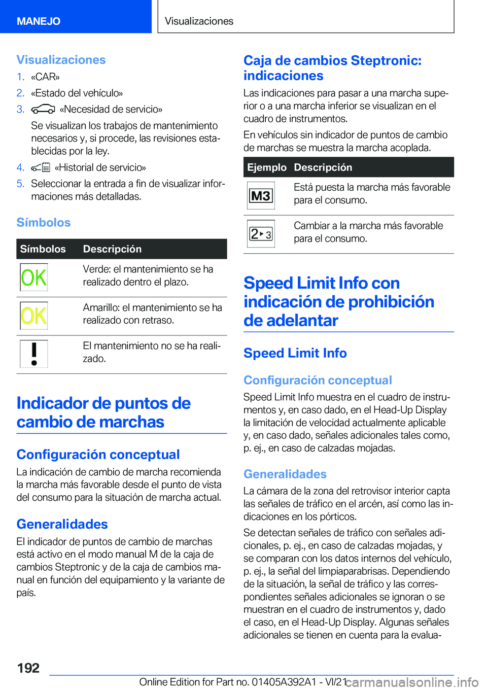 BMW 4 SERIES 2022  Manuales de Empleo (in Spanish) �V�i�s�u�a�l�i�z�a�c�i�o�n�e�s�1�.�«�C�A�R�{�2�.�«�E�s�t�a�d�o��d�e�l��v�e�h�