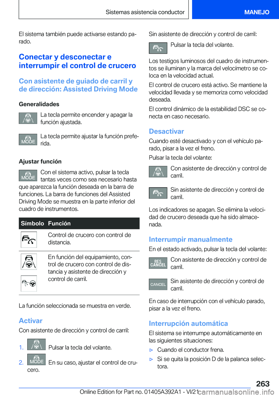 BMW 4 SERIES 2022  Manuales de Empleo (in Spanish) �E�l��s�i�s�t�e�m�a��t�a�m�b�i�